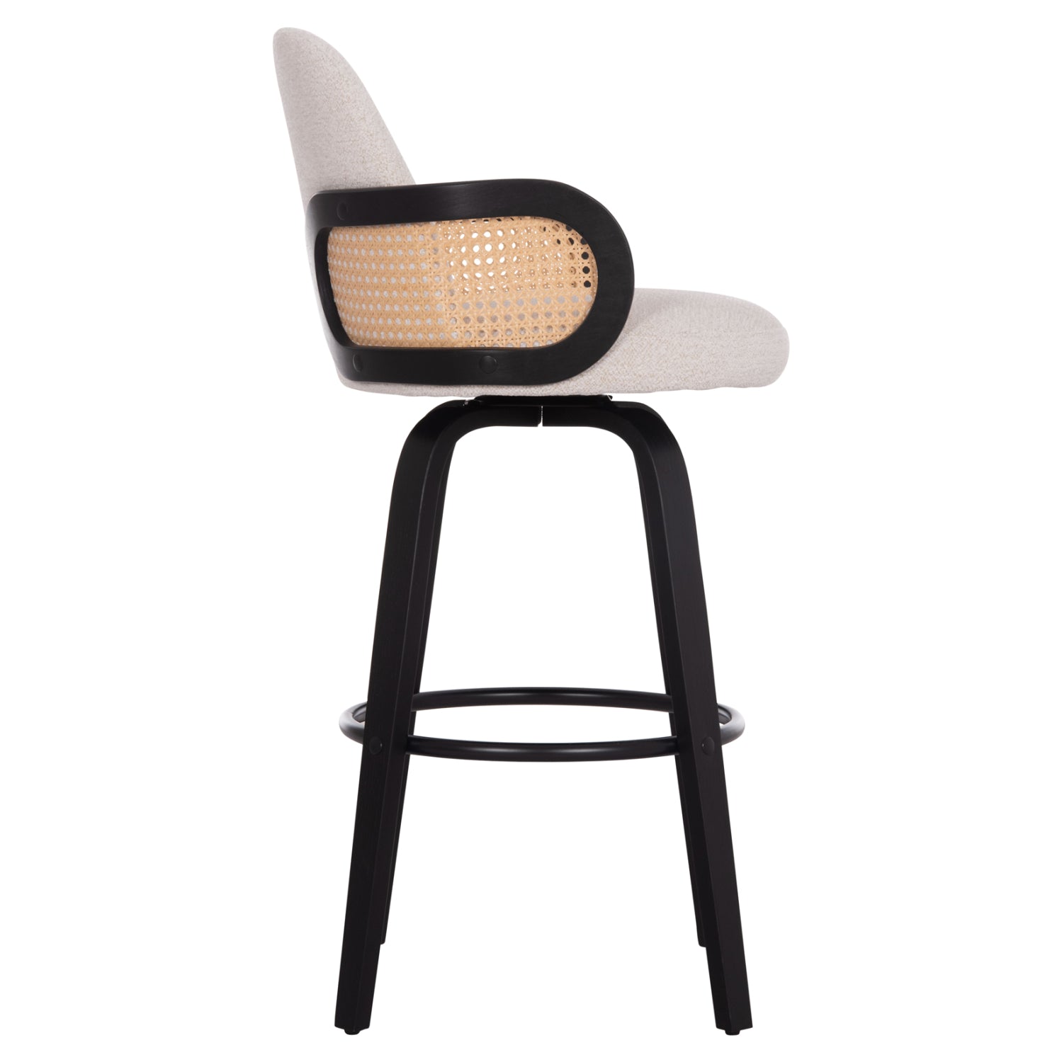 Бар стол BECKER екрю цвят 50x52x100см