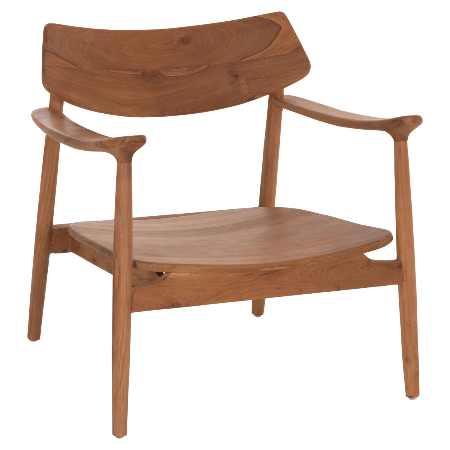 КреслоLOUNGE RANGER естествено тиково дърво 70x73x73см.