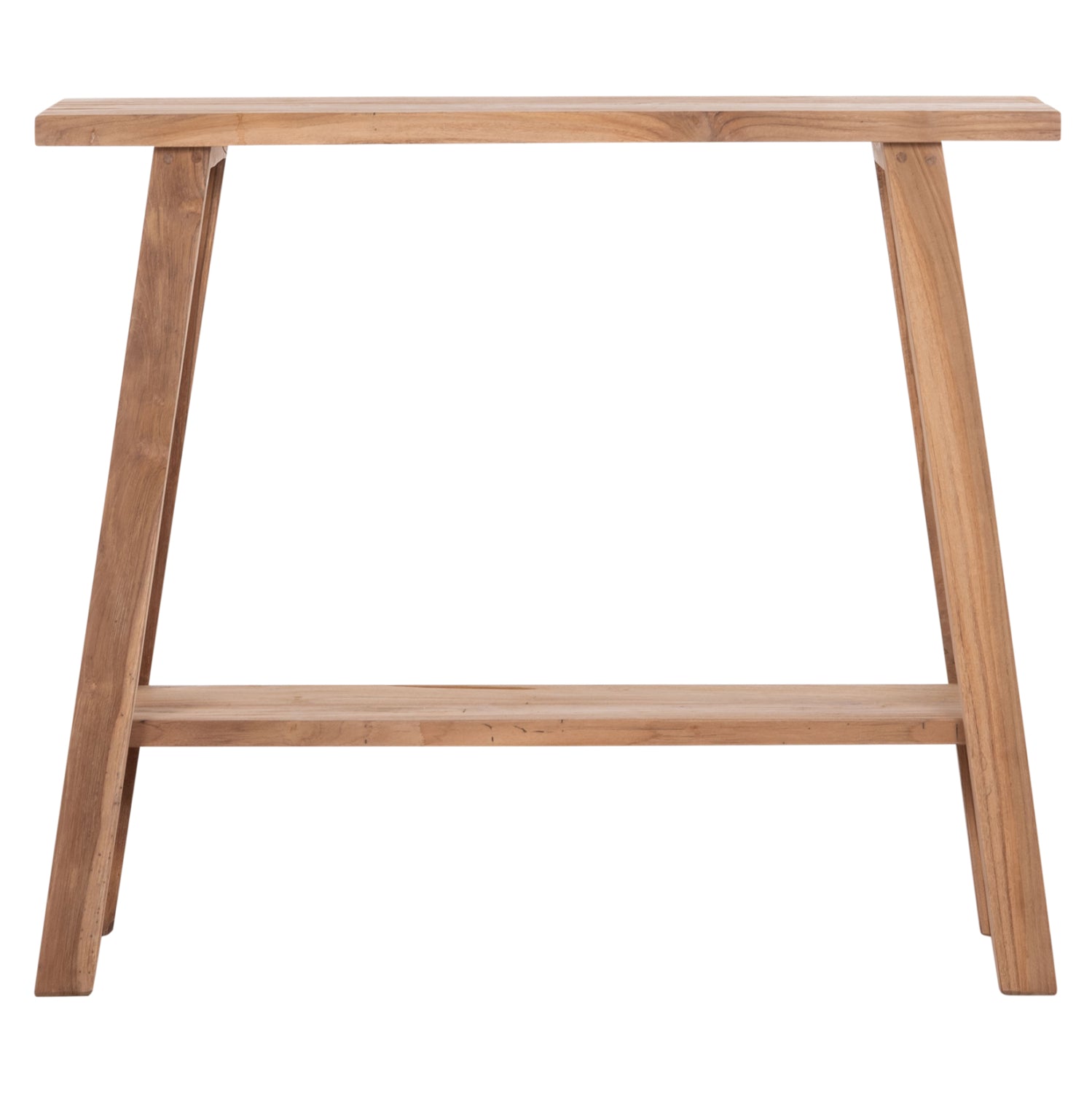 Конзола TALIBER  тиково дърво в естествен цвят 90х30х77см