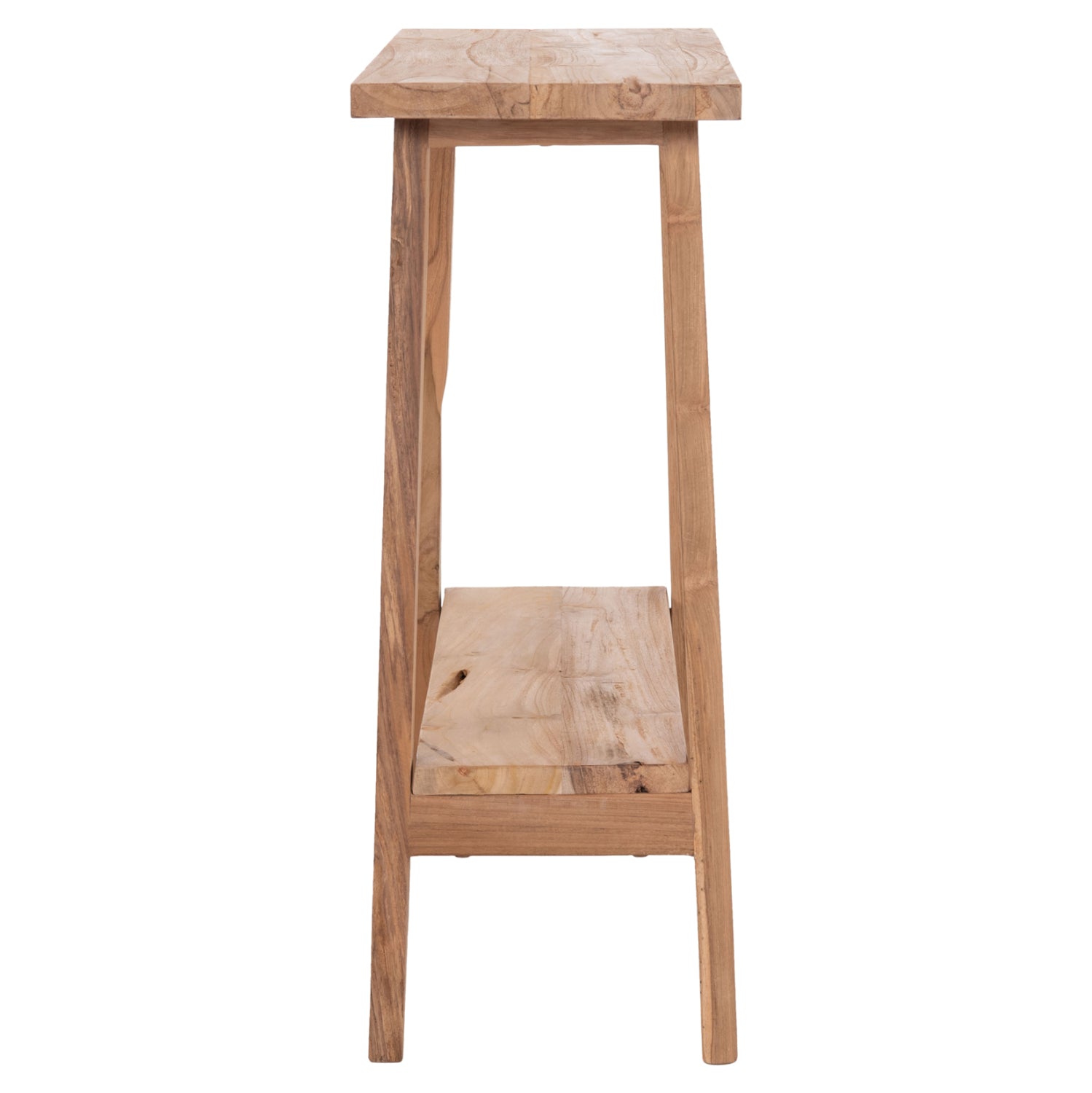 Конзола TALIBER  тиково дърво в естествен цвят 90х30х77см