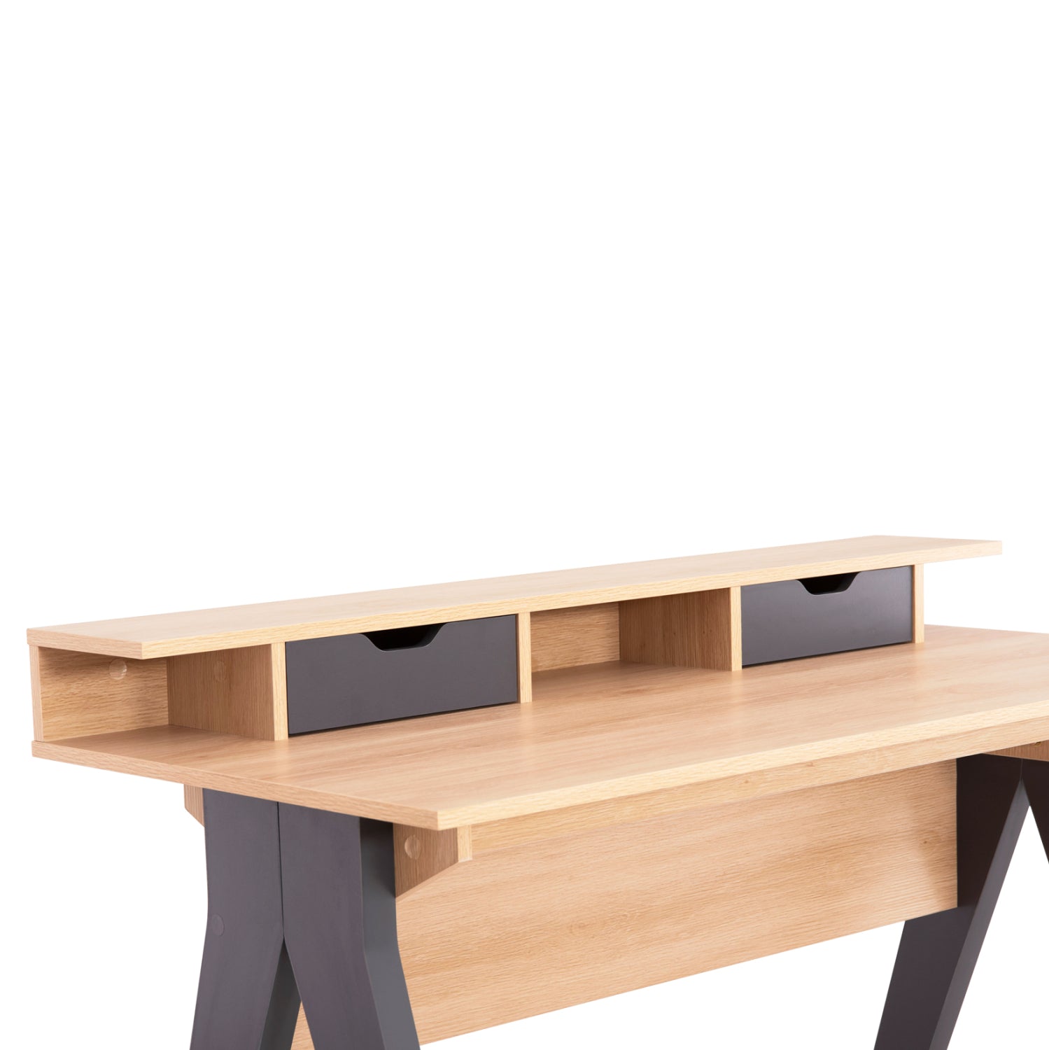 Офис бюро REXIN сонома-сив цвят 120x19-59x75-85.5см