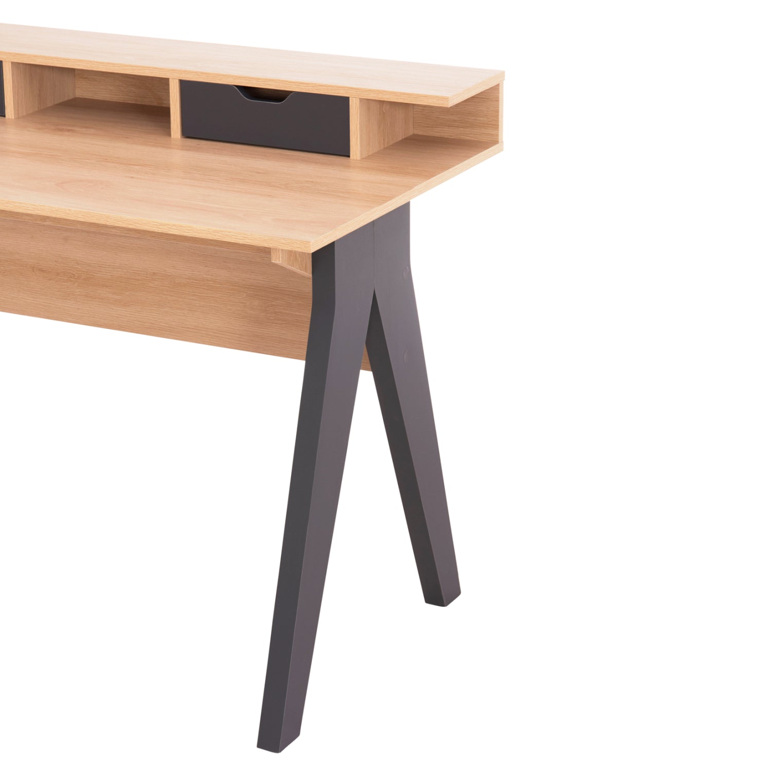 Офис бюро REXIN сонома-сив цвят 120x19-59x75-85.5см