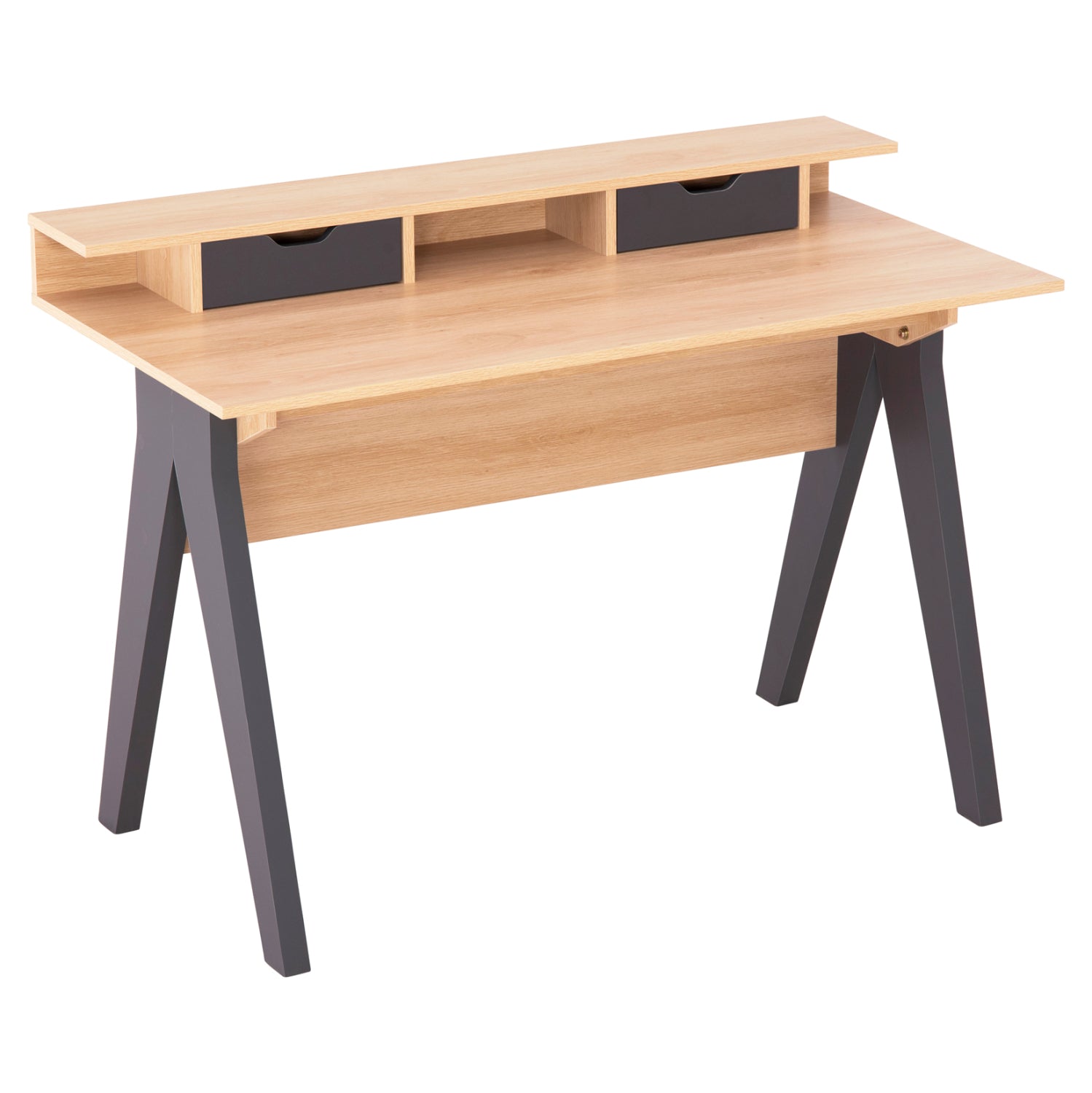 Офис бюро REXIN сонома-сив цвят 120x19-59x75-85.5см