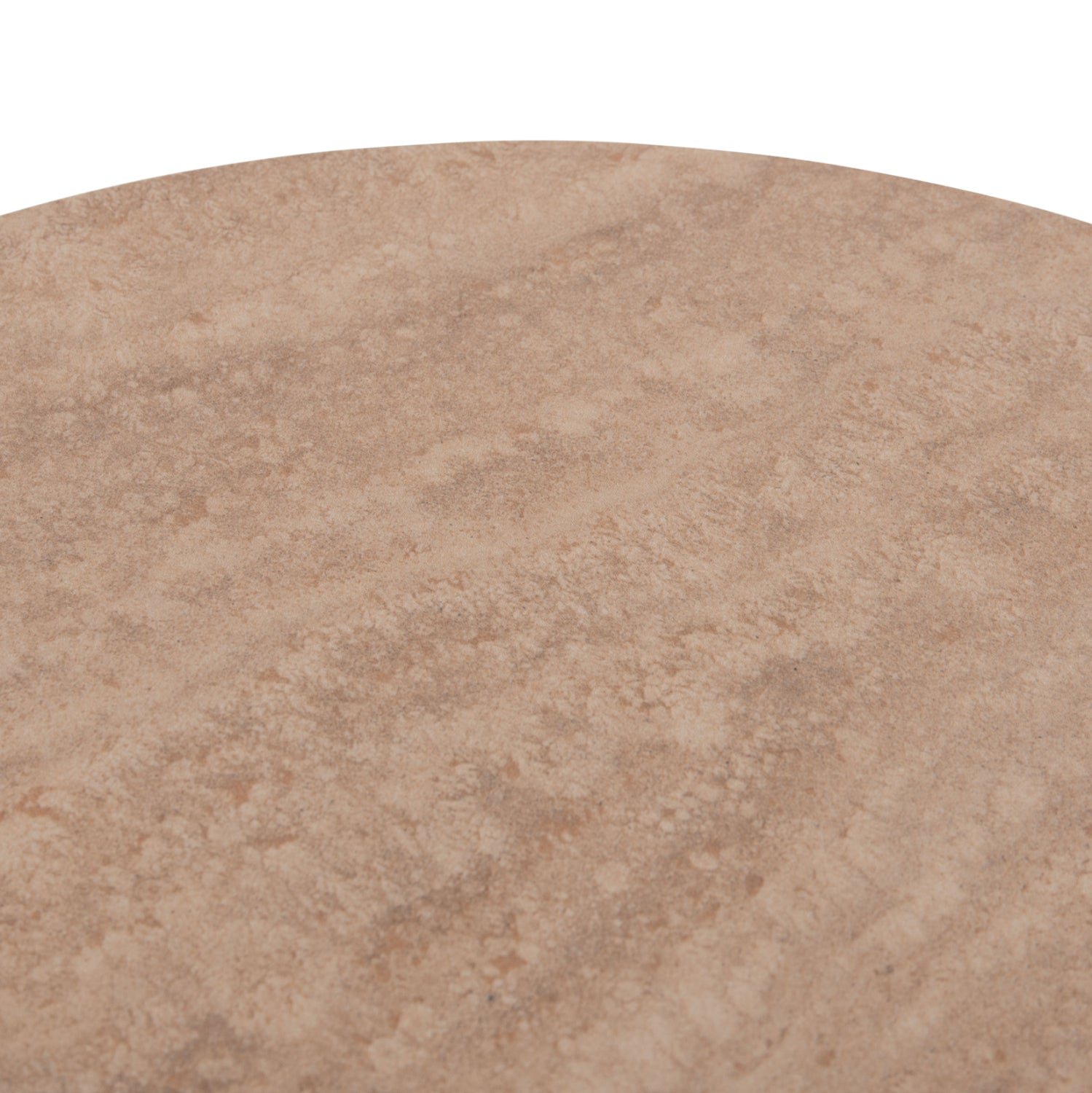 Странична маса CATER керамичен плот вид на травертин-основа мдф φ53x59h