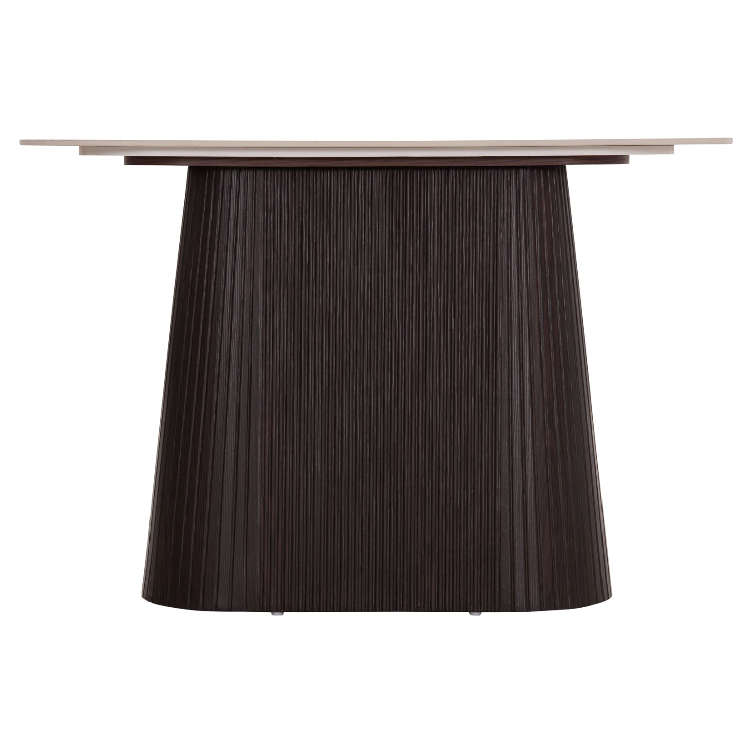 Конзола  CATER керамичен плот вид на травертин-мдф основа 120x40x77см.