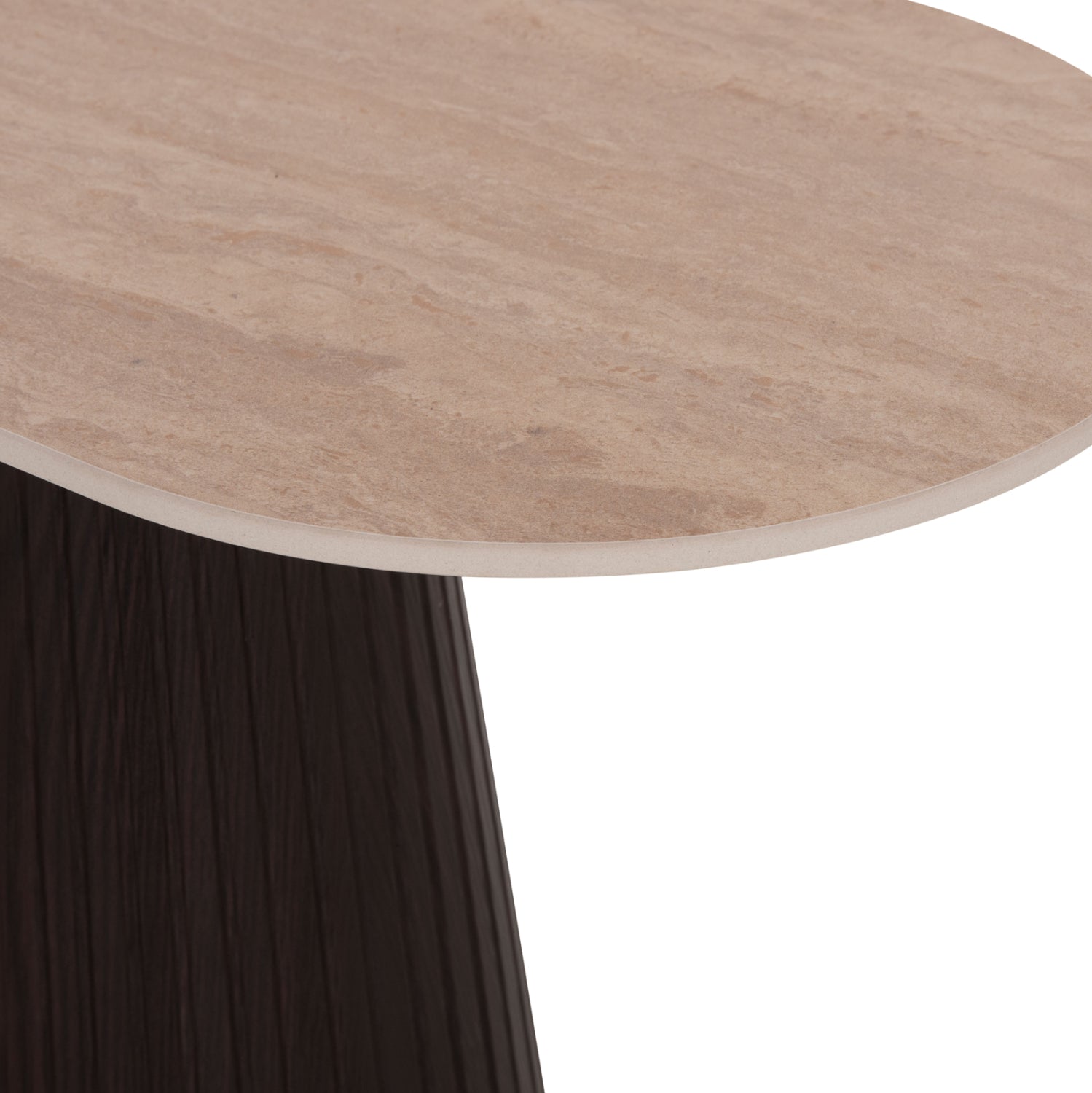 Конзола  CATER керамичен плот вид на травертин-мдф основа 120x40x77см.