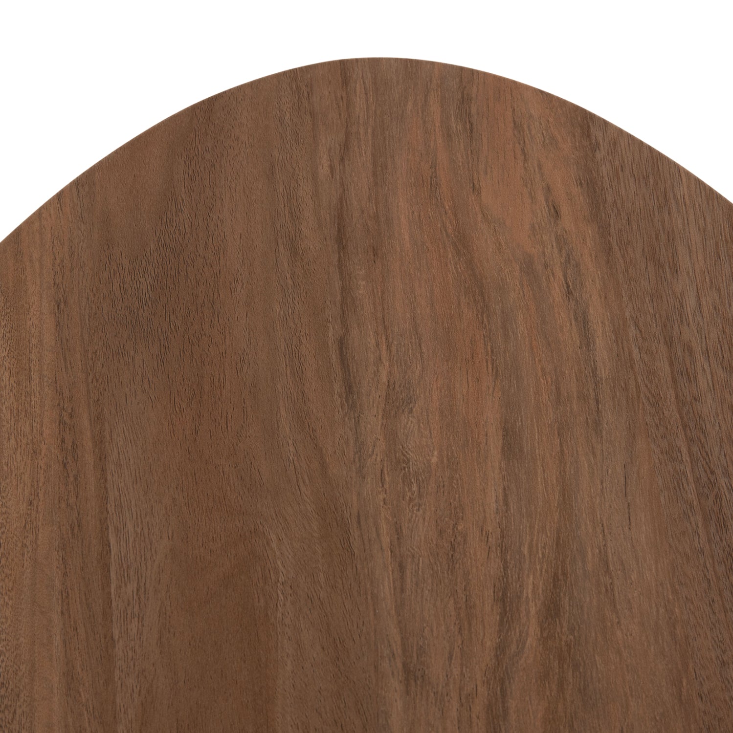 Помощна маса ALPER мдф овална сонама-метална бяла φ50х50см.