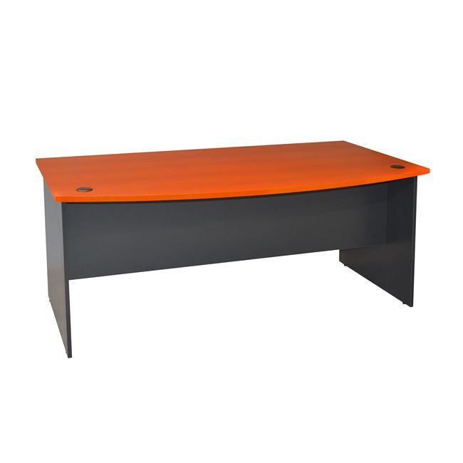 Офис бюро SIENNA череша-сив цвят 180x93.5x74.6 см