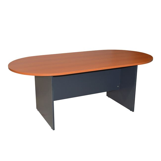 Конферентна маса  SIENNA цвят череша-сив  200x100x75 см