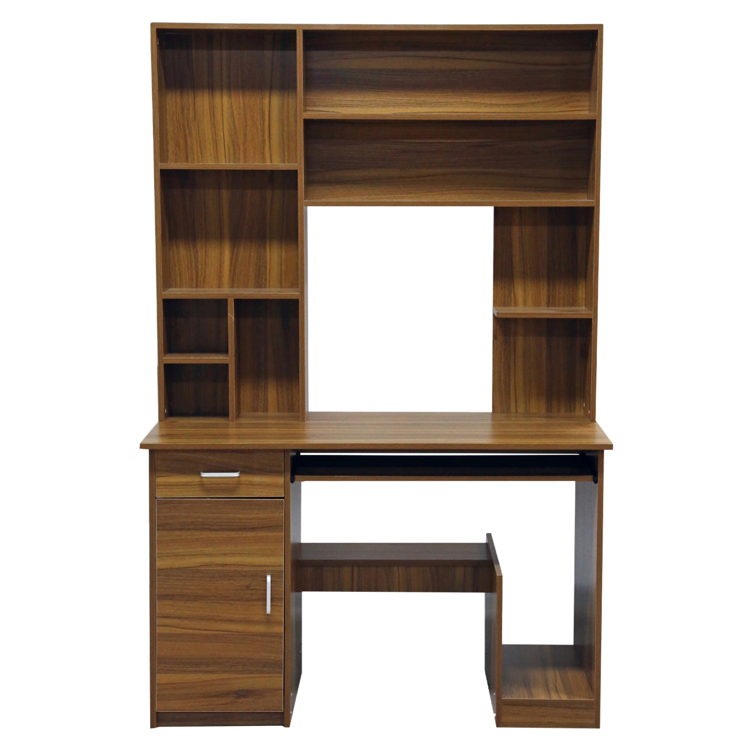 Офис бюро STATUS орех цвят 120x55x182 см