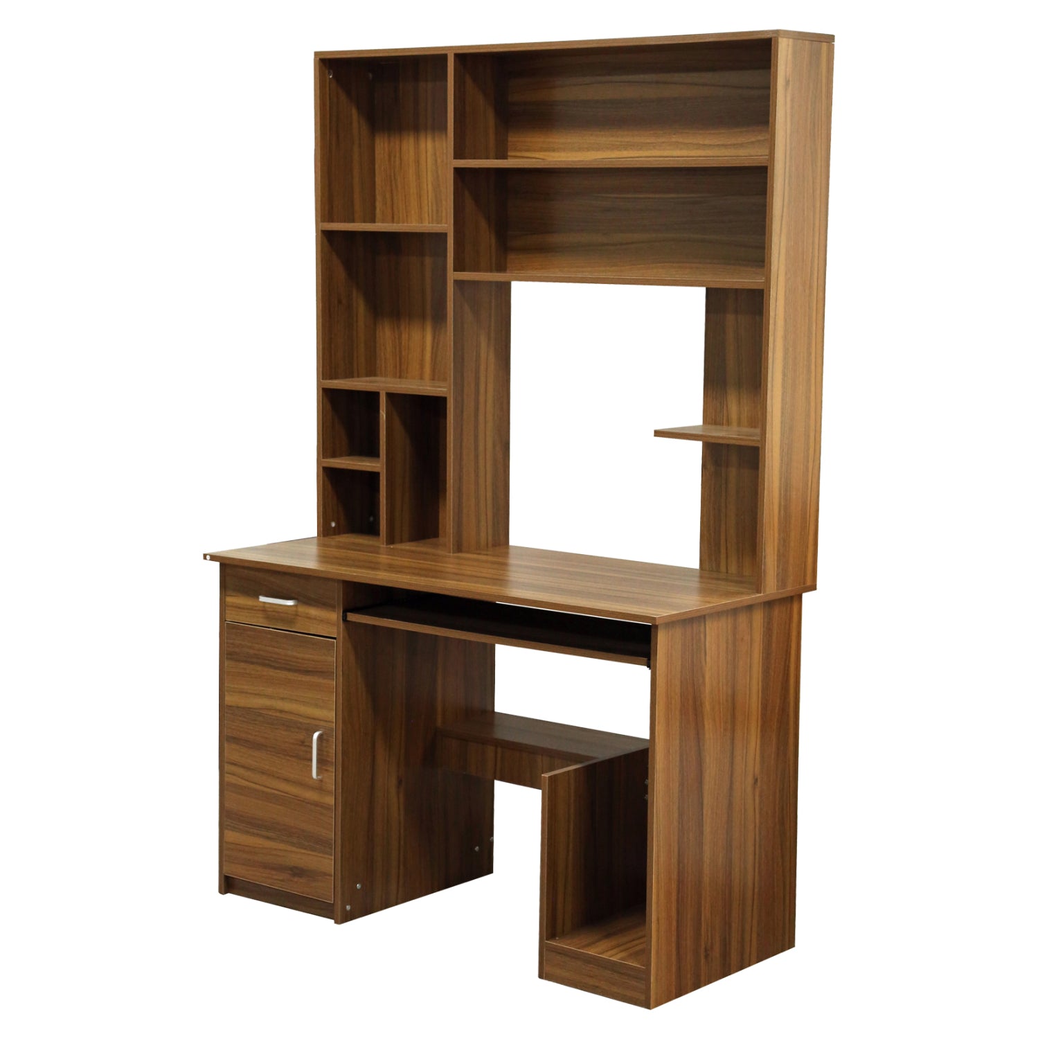 Офис бюро STATUS орех цвят 120x55x182 см