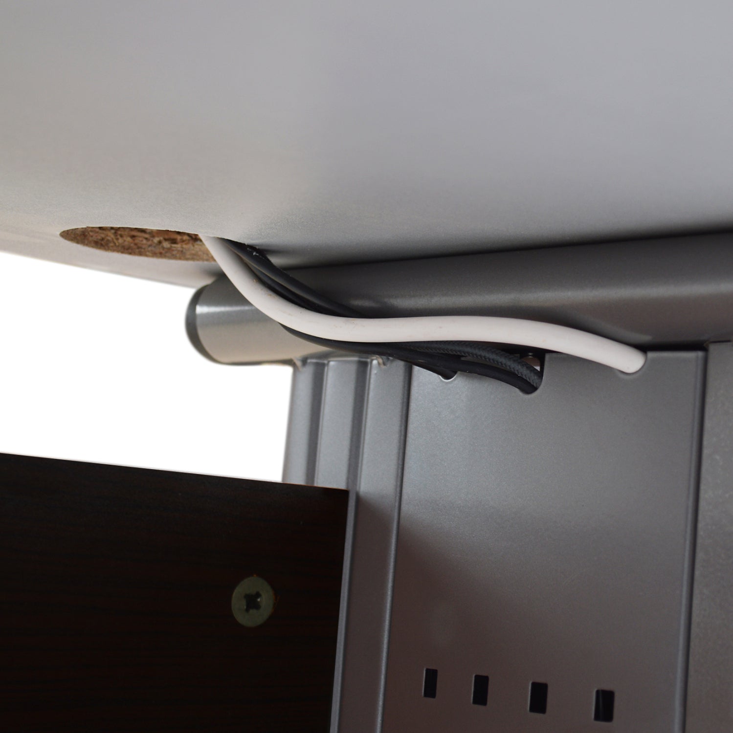 Ъглово бюро с шкаф 160х120х75см/ КГ10201.02L