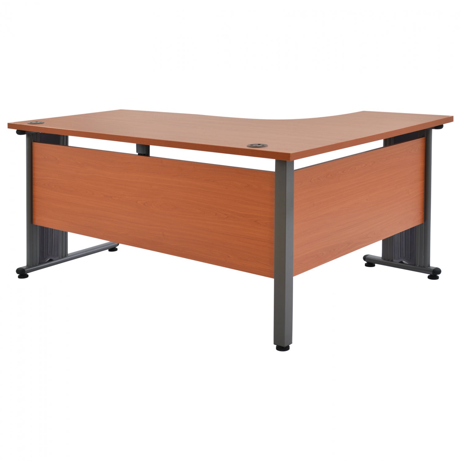 Офис бюро VALDEN цвят череша ляв ъгъл 160X120см