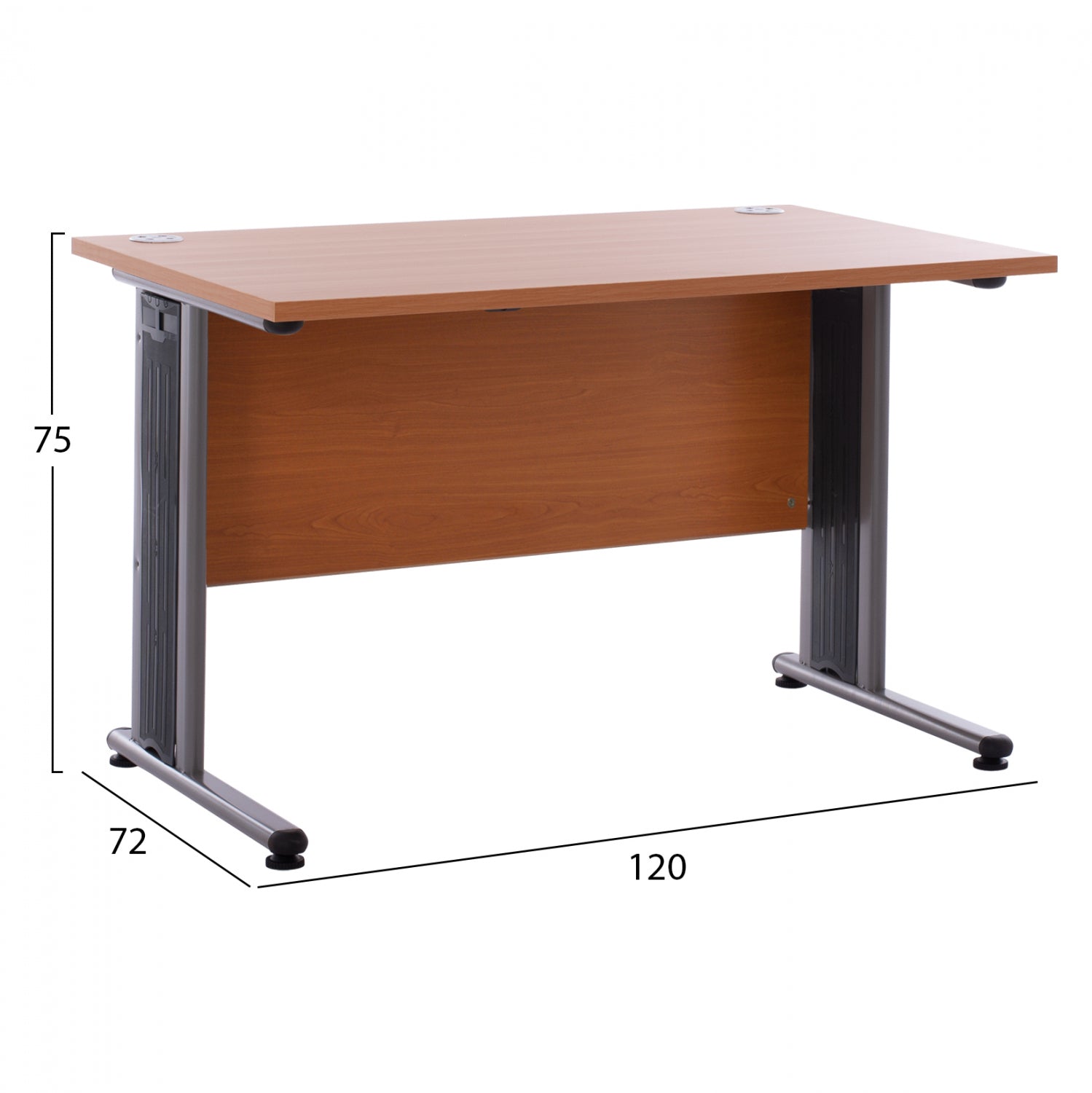 Офис бюро VALDEN цвят череша 120X72X75см