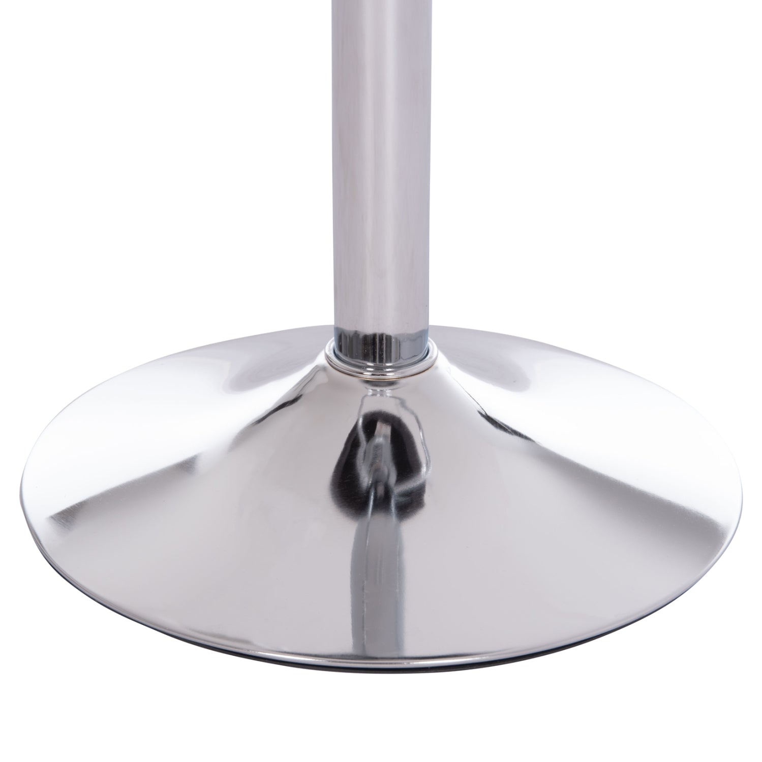 Бар стол Rose КГ204.41 с хромиран амортисьор и сиво кадифе 48x45x105см.