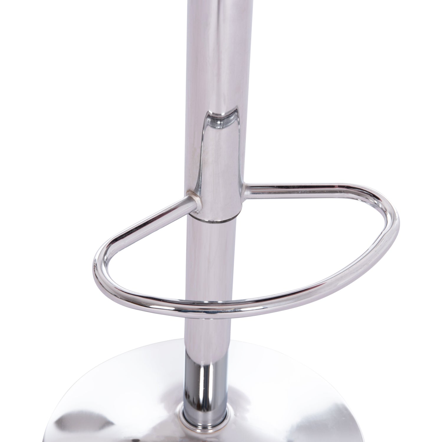 Бар стол Rose КГ204.42 с хромиран амортисьор и кадифе в цвят гнила ябълка 48x45x105см.