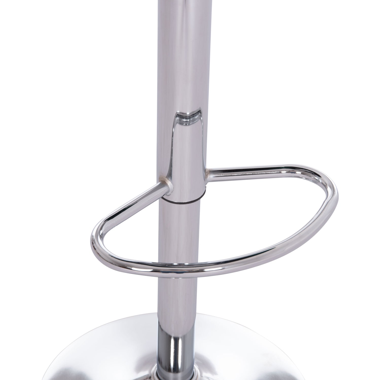 Бар стол Rose КГ204.46 с хромиран амортисьор и кадифе, кипарис, 48x45x105см.