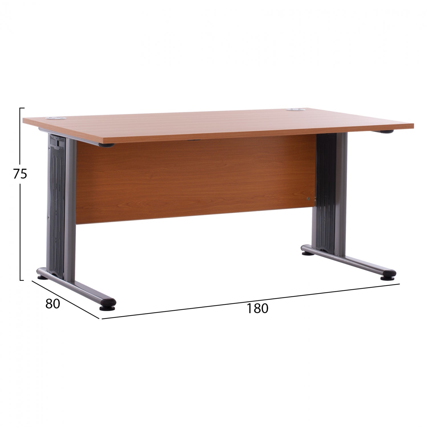 Офис бюро VALDEN цвят череша 180X80X75см