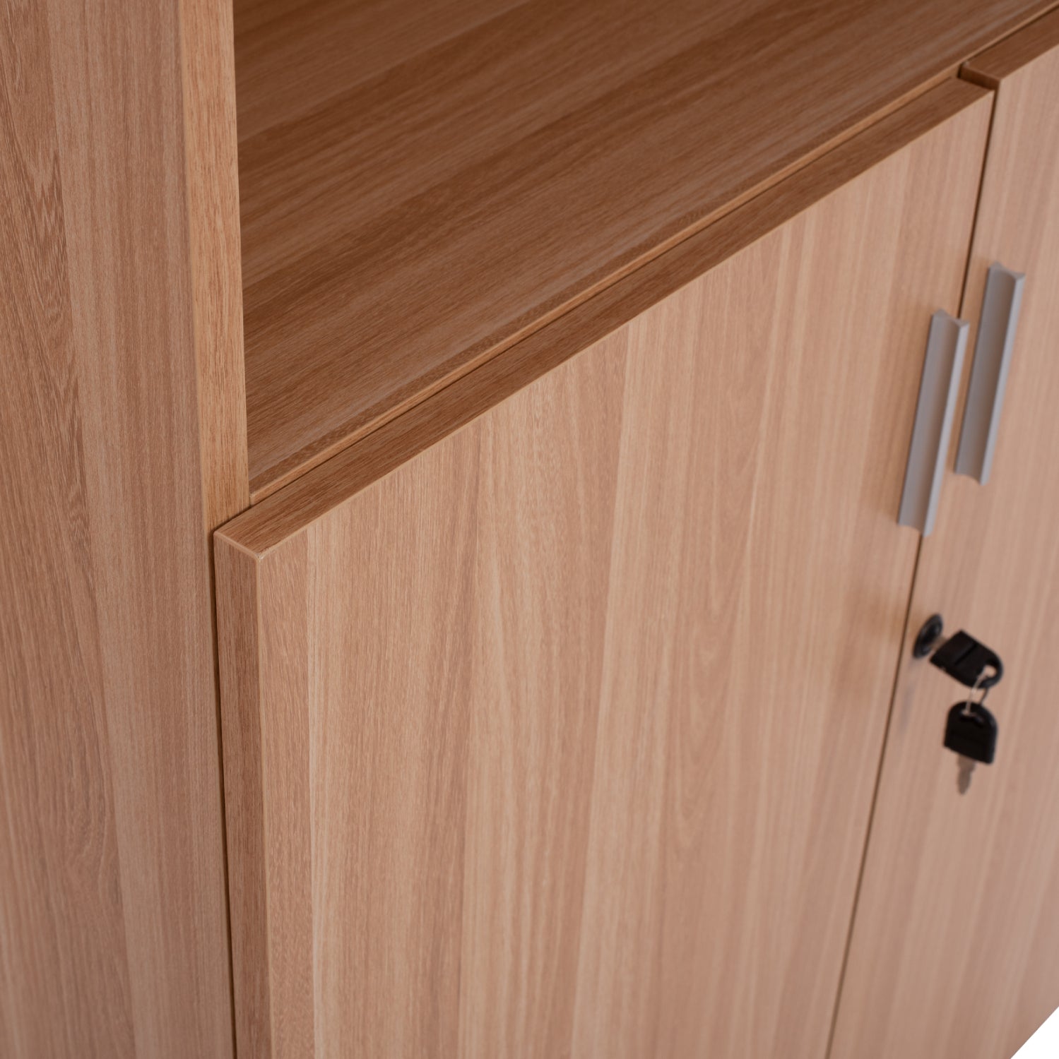 Офис шкаф VANCE цвят бук 80x38x118.5см