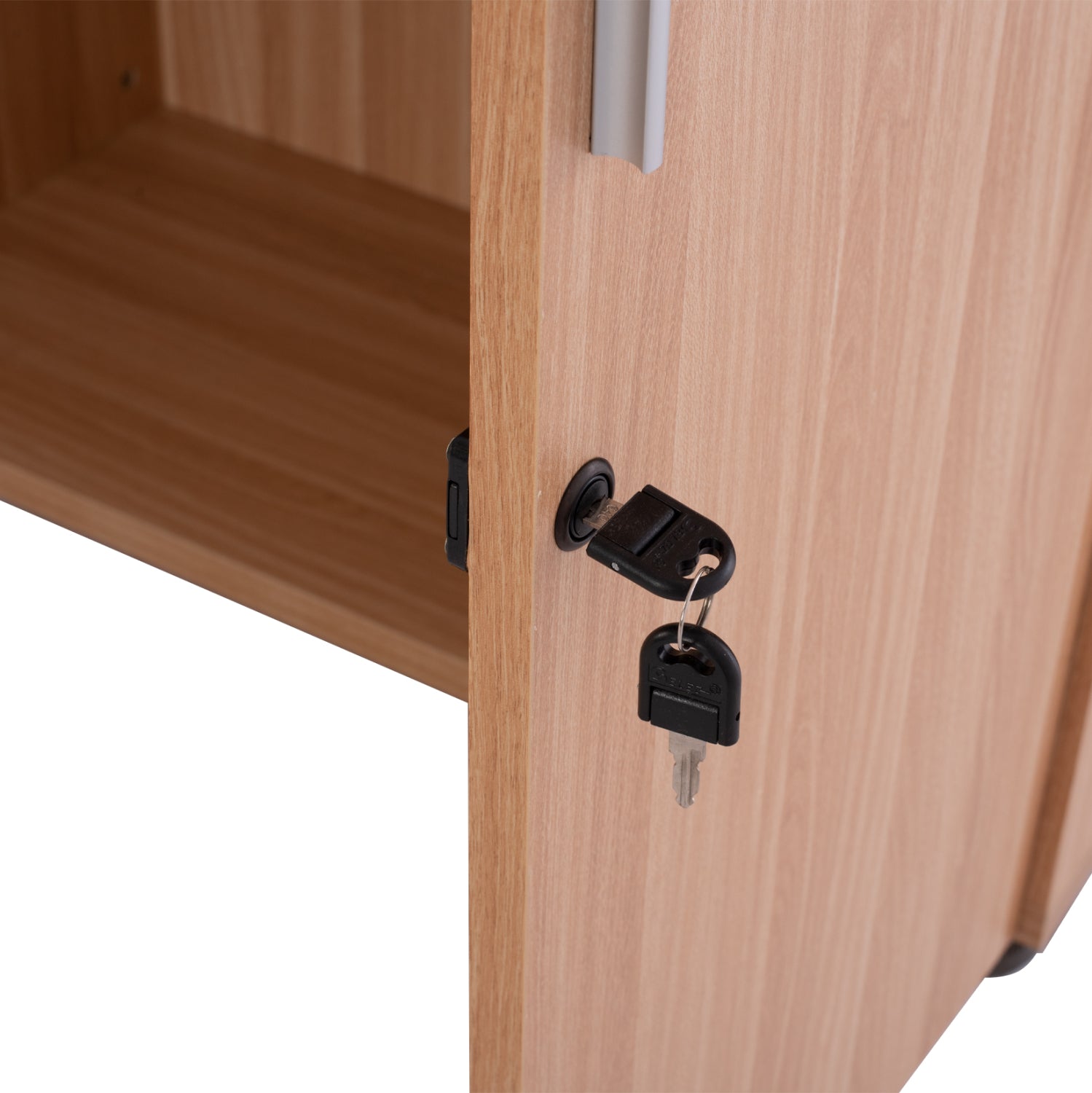 Офис шкаф VANCE цвят бук 80x38x118.5см