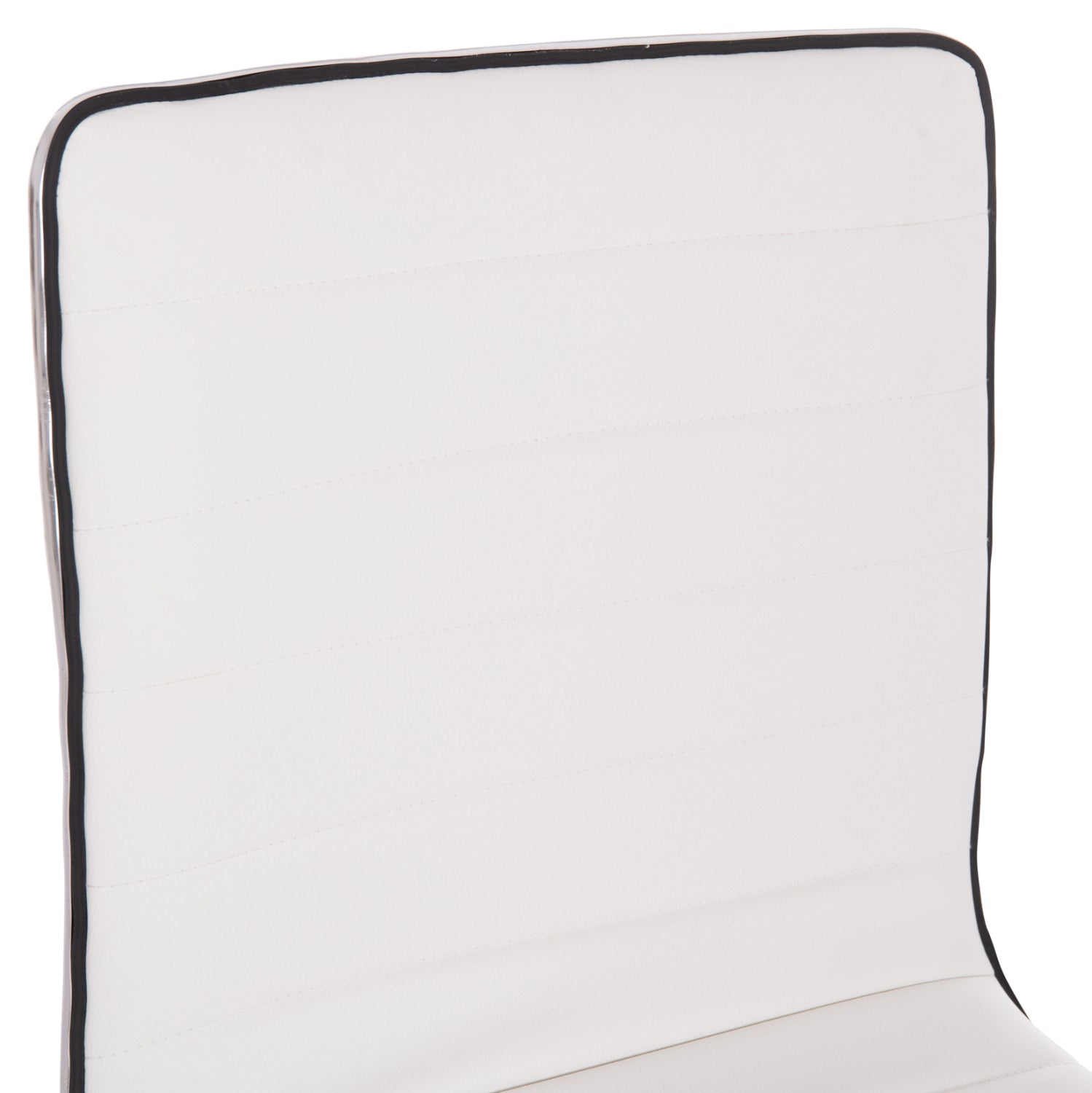 Въртящ се бар стол nexus амортисьор и бял pu 43x47x116см.