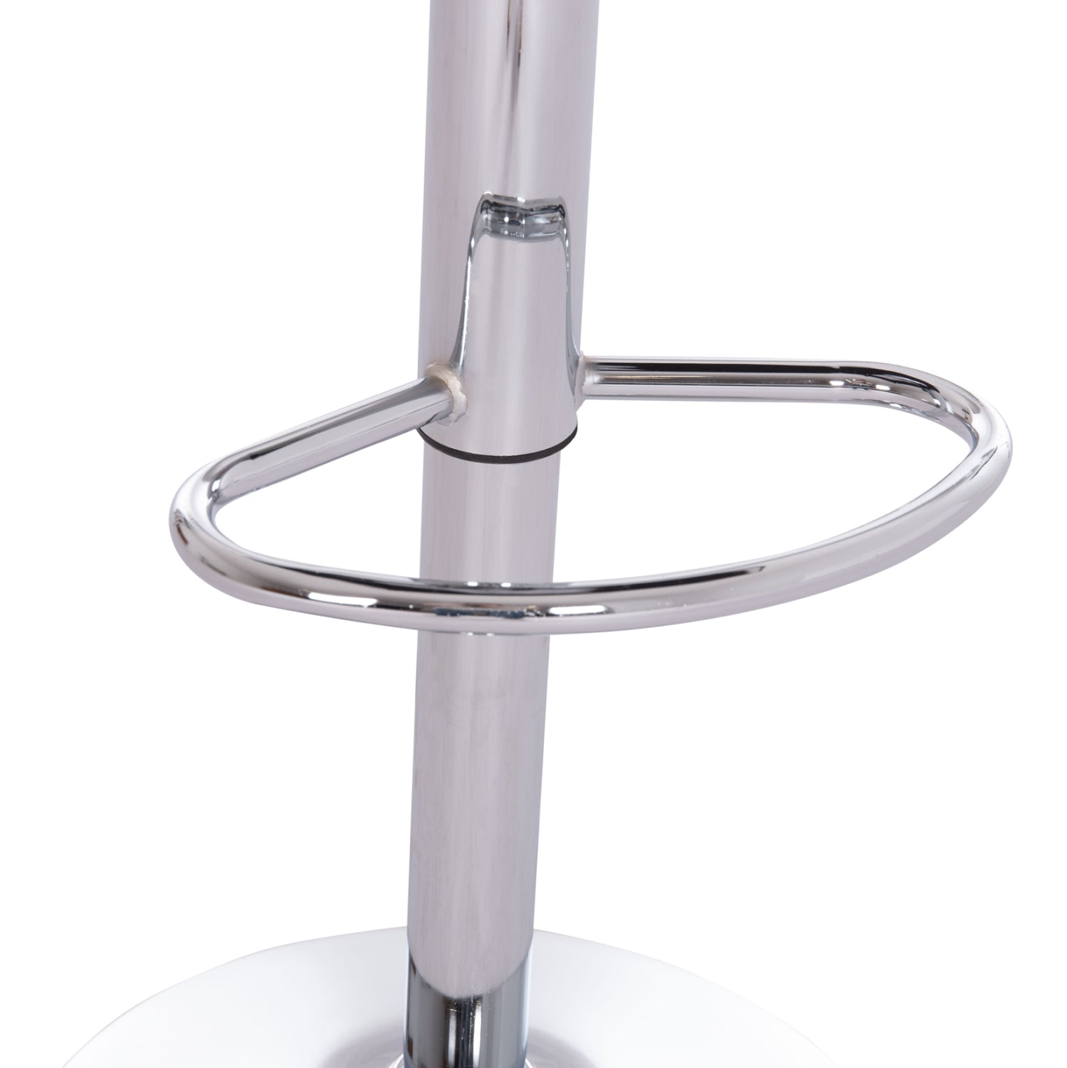 Въртящ се бар стол nexus амортисьор и бял pu 43x47x116см.