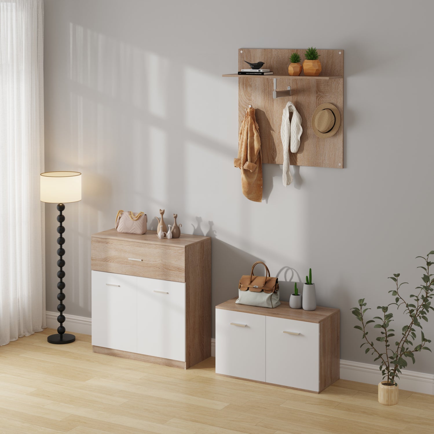 Антре DIONNE -цвят сонама-бял