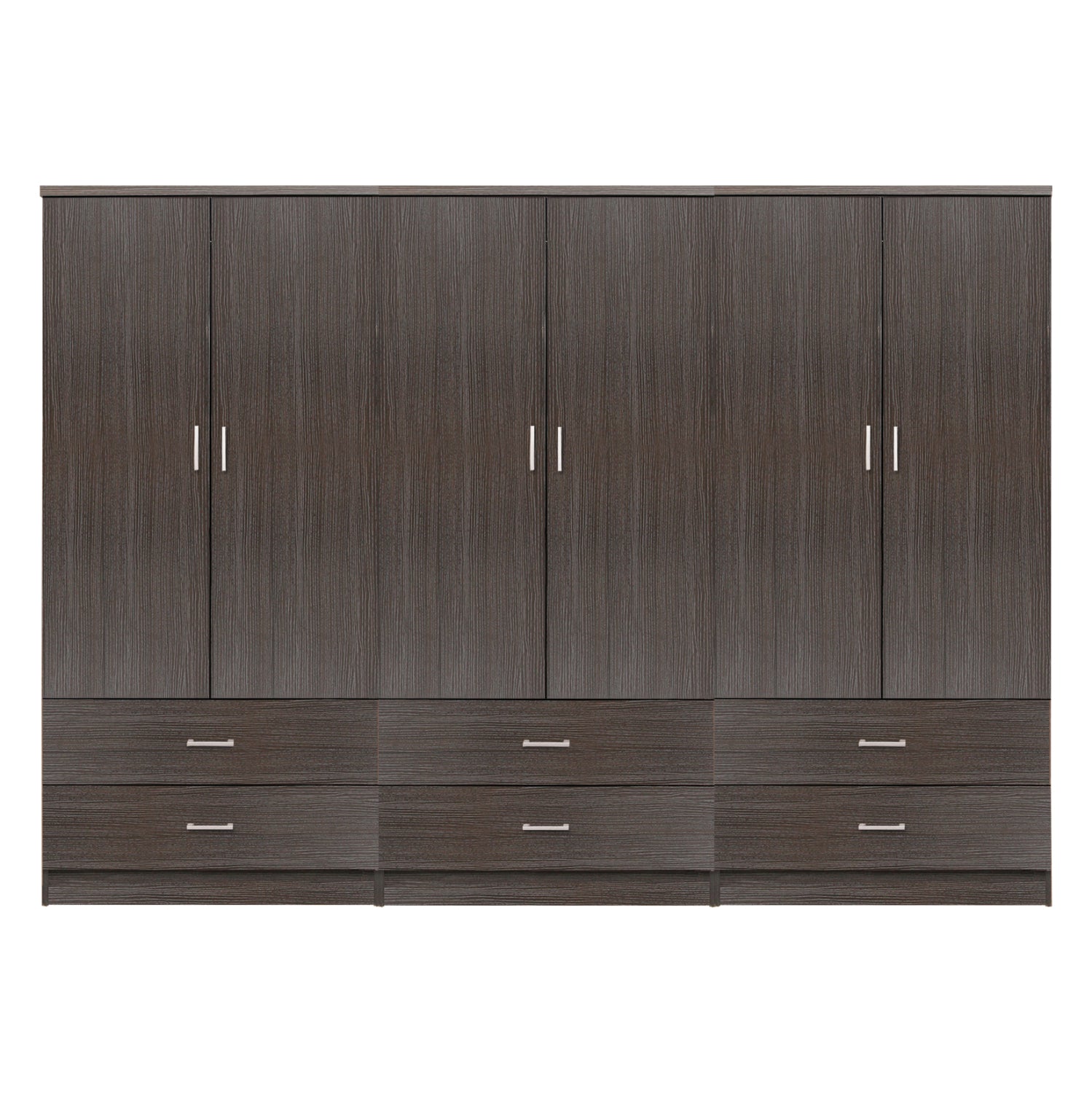 Гардероб Рейна 6 крилен цвят зебрано