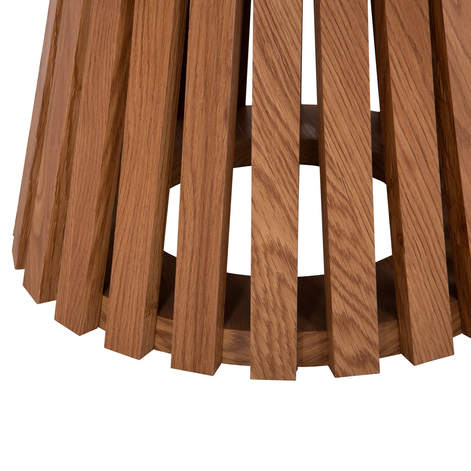 Комплект 2 холни маси TALBERT МДФ естествено дърво Φ80см и Φ45см