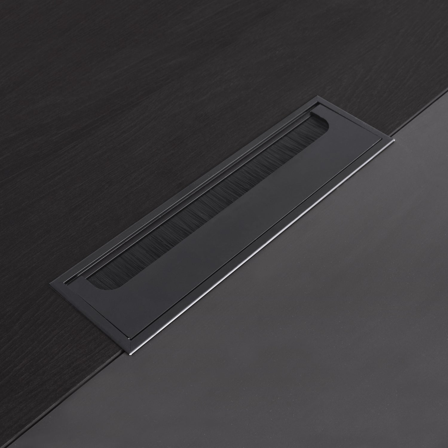 Офис бюро ROSEWOOD ляв ъгъл цвят венге-сив 200X160X76см