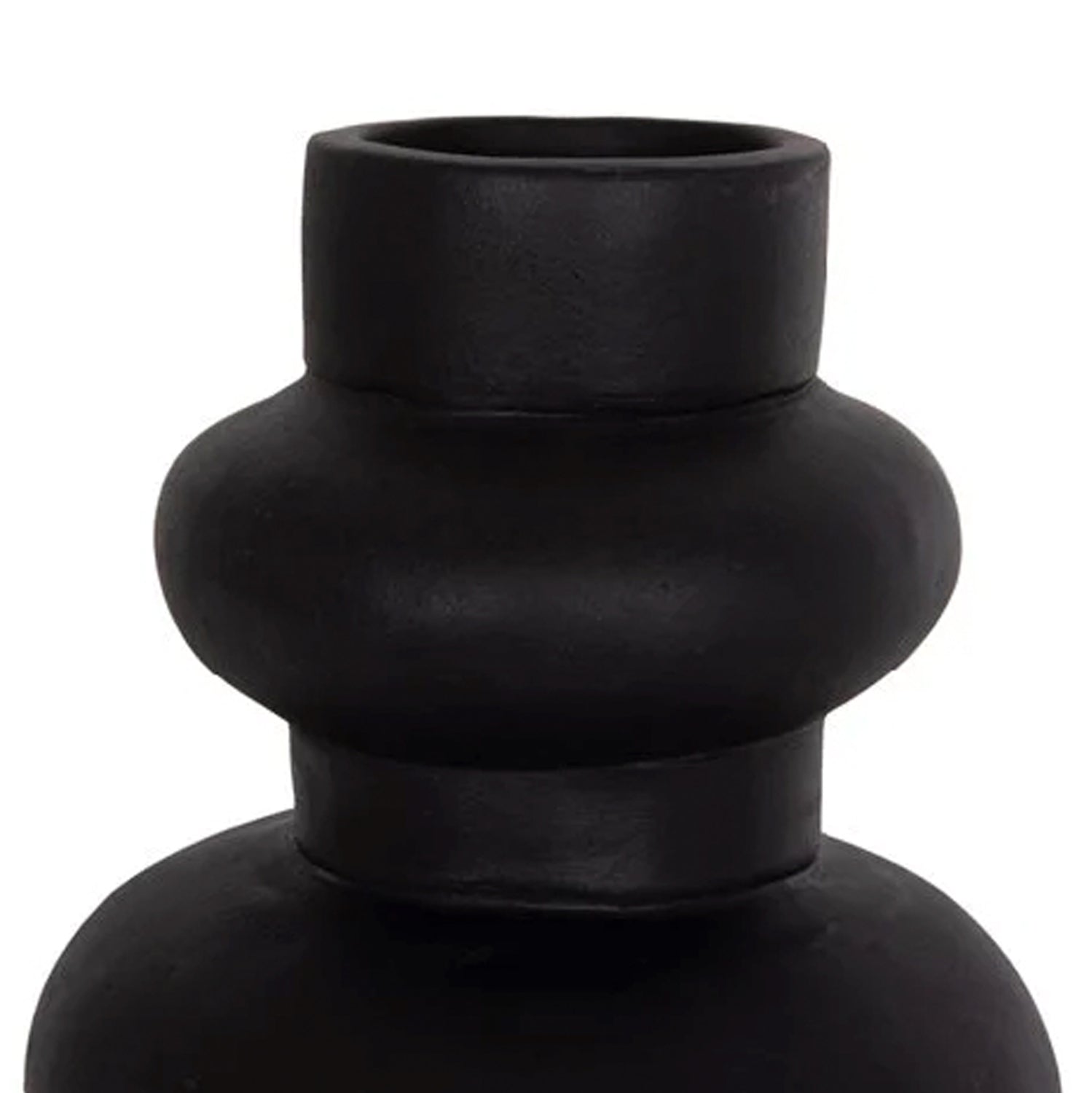 Комплект от 3 настолни декоративни вази LEKKAN 21142.01 теракота в бяло и черно