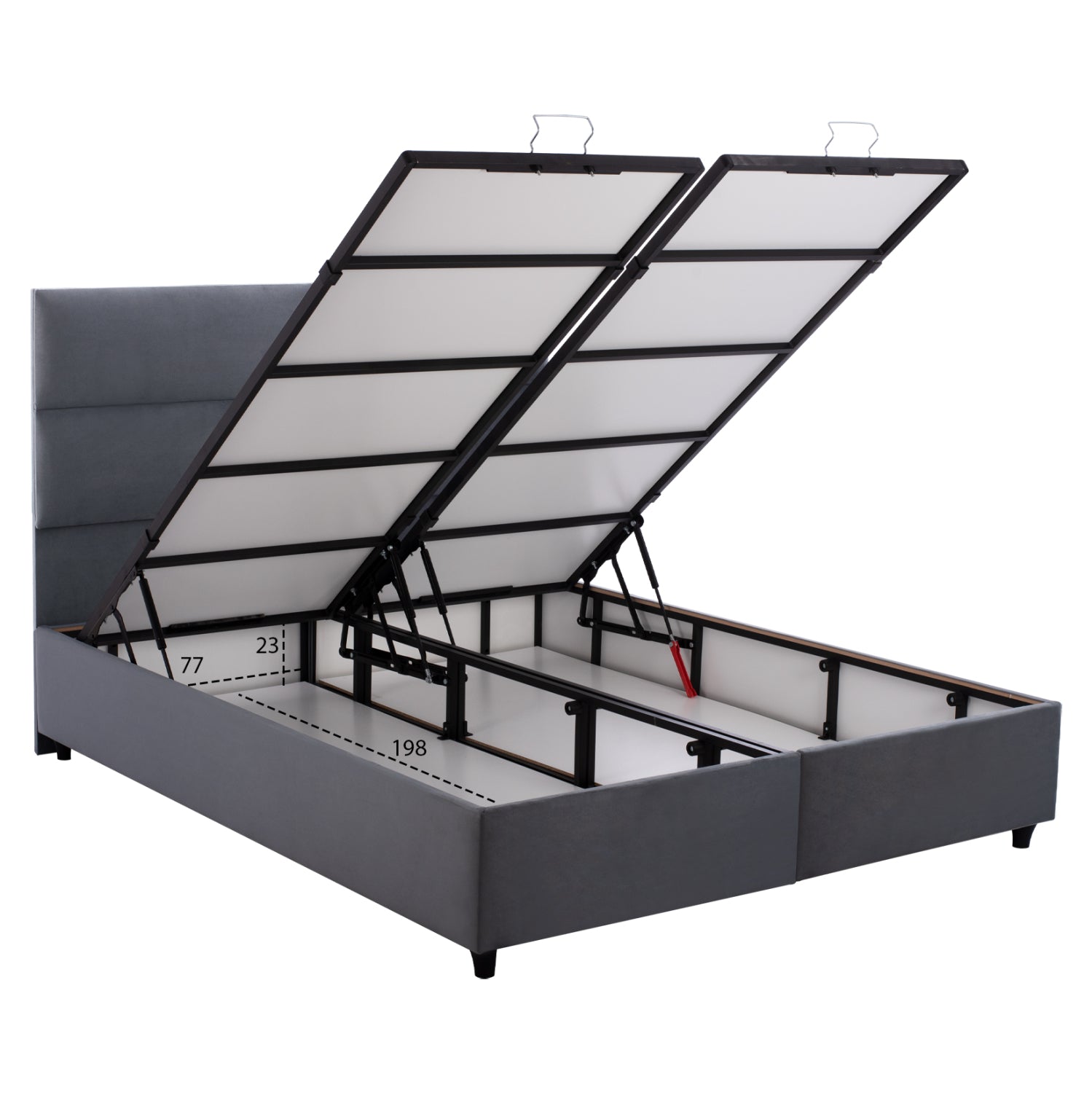 Спалня MILO сив цвят 160x200см