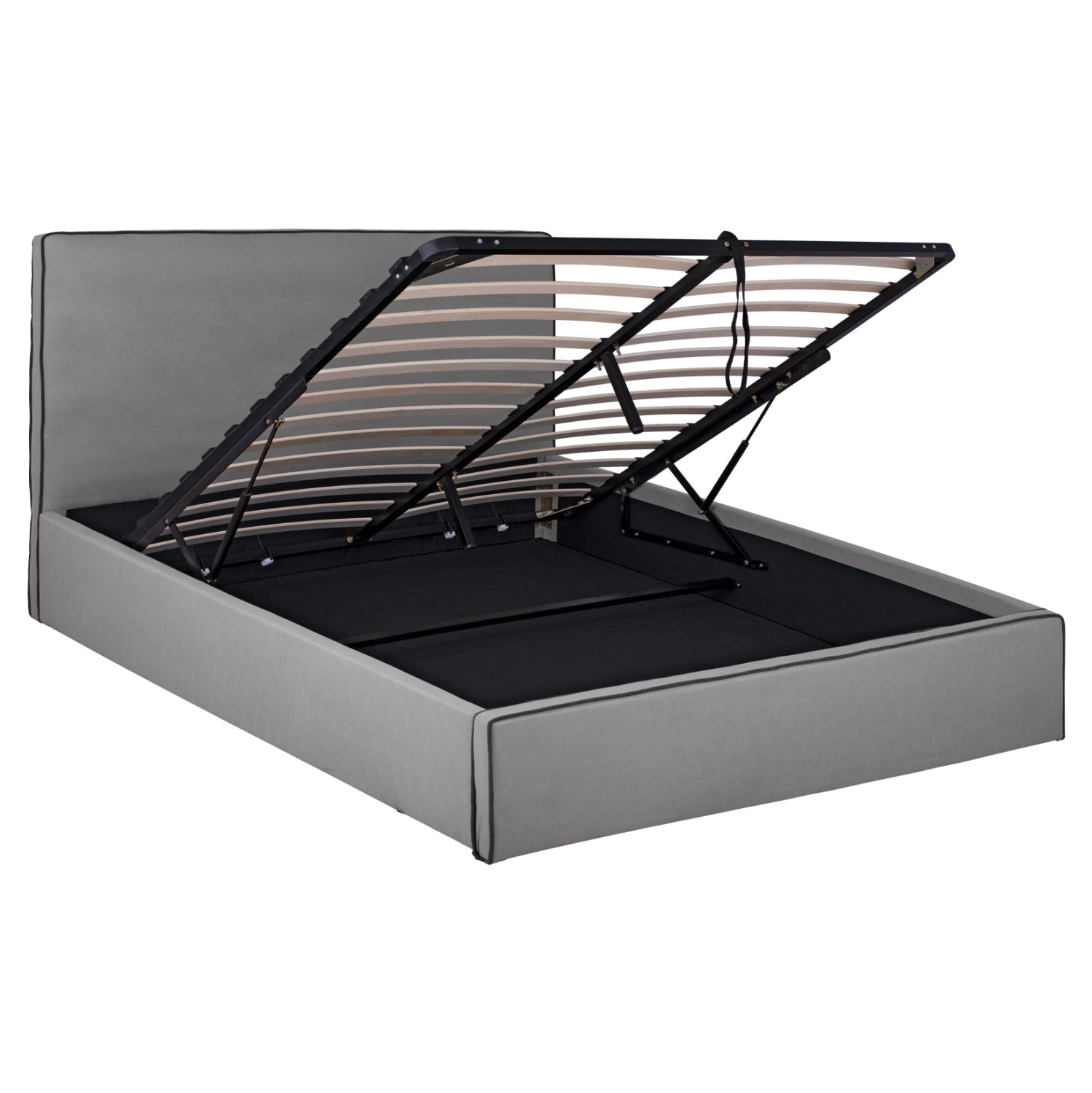 Двойно легло с място за съхранение ALLIE и матрак за 160x200cm