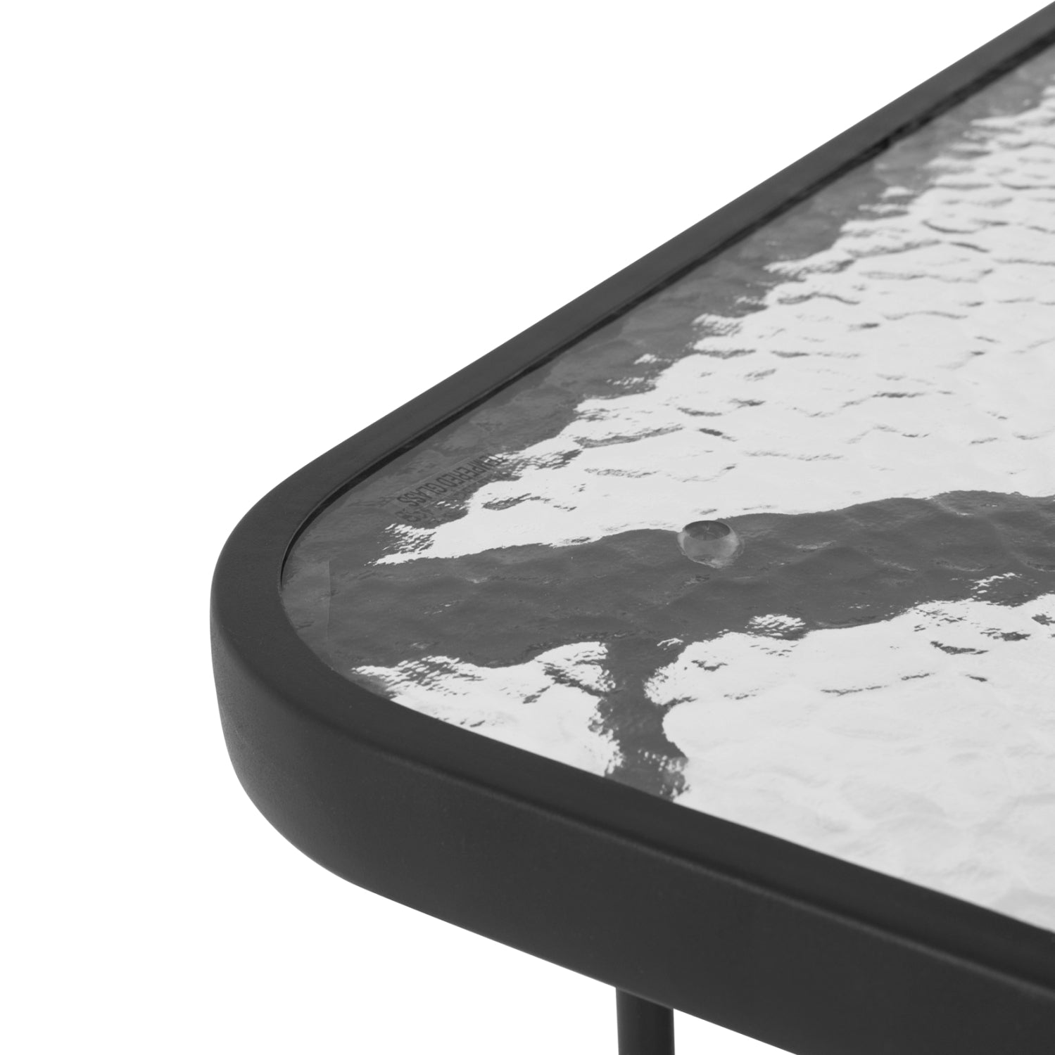 Градински комплект ADAM 5 бр с маса 110x60 черен цвят