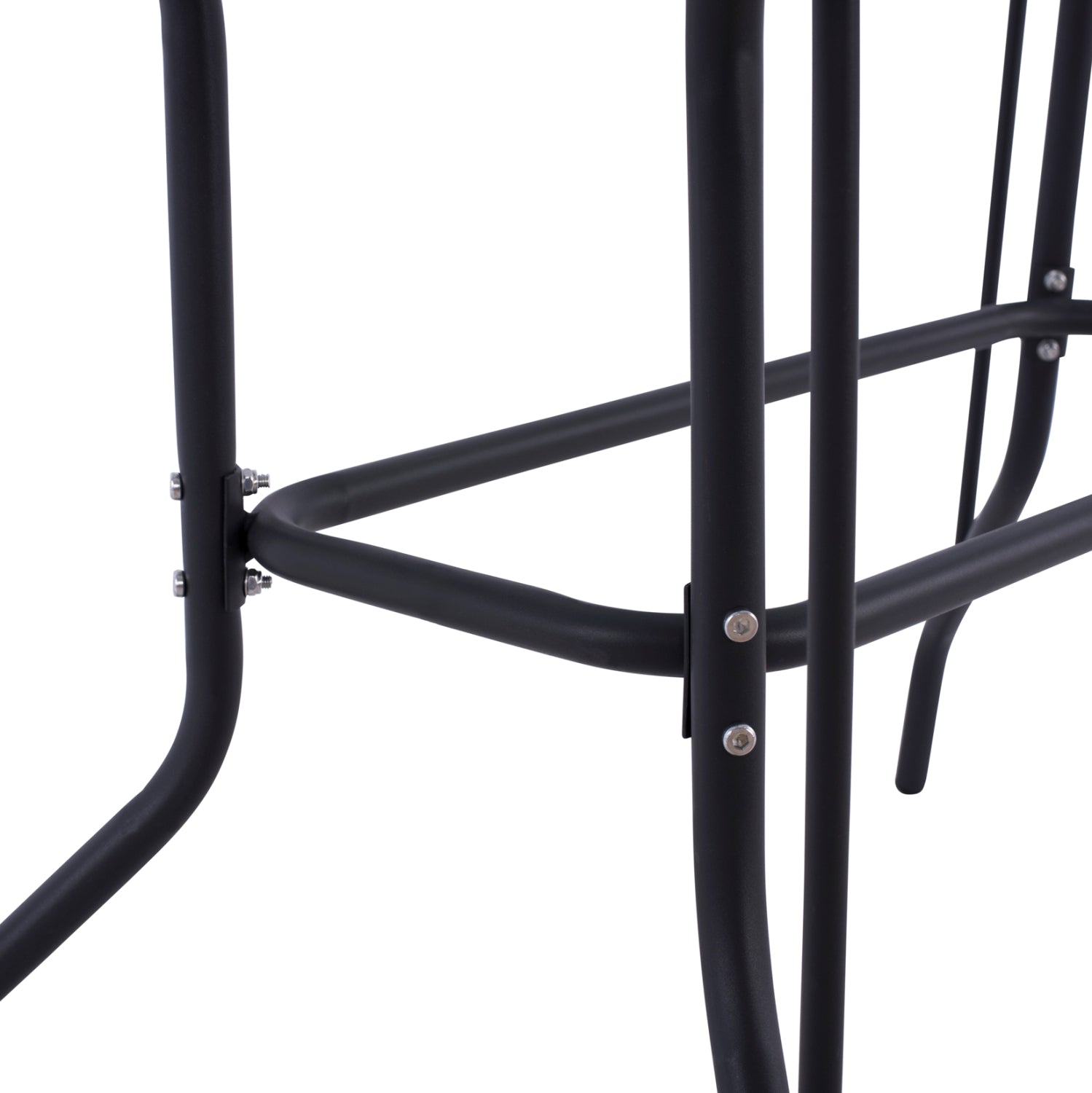 Градински комплект SWIFTER 5бр. метални столове и маса 110x60 сиво