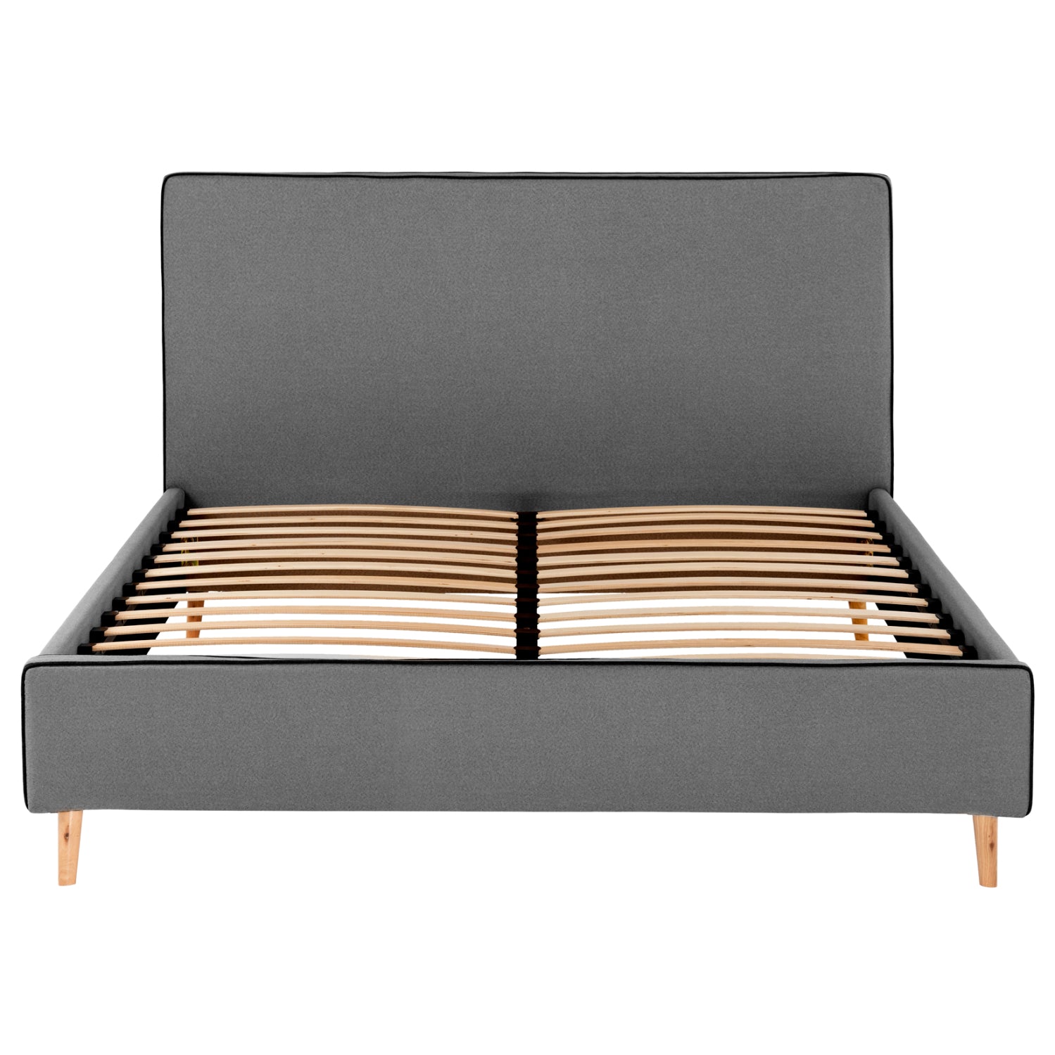 Легло с матрак INDRA сив плат 160x200см