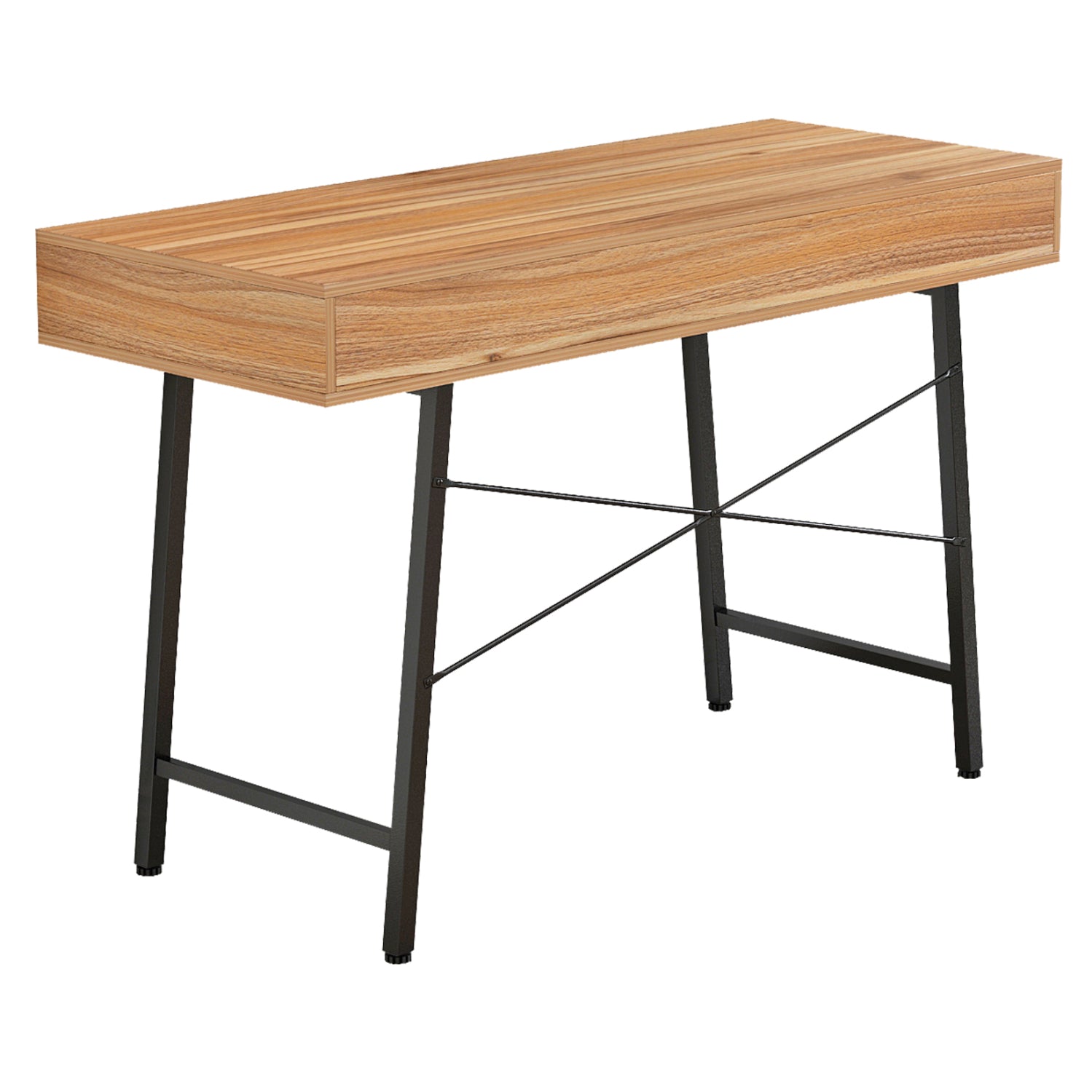 Офис бюро 2128 цвят орех-сив 120x48x76.5см