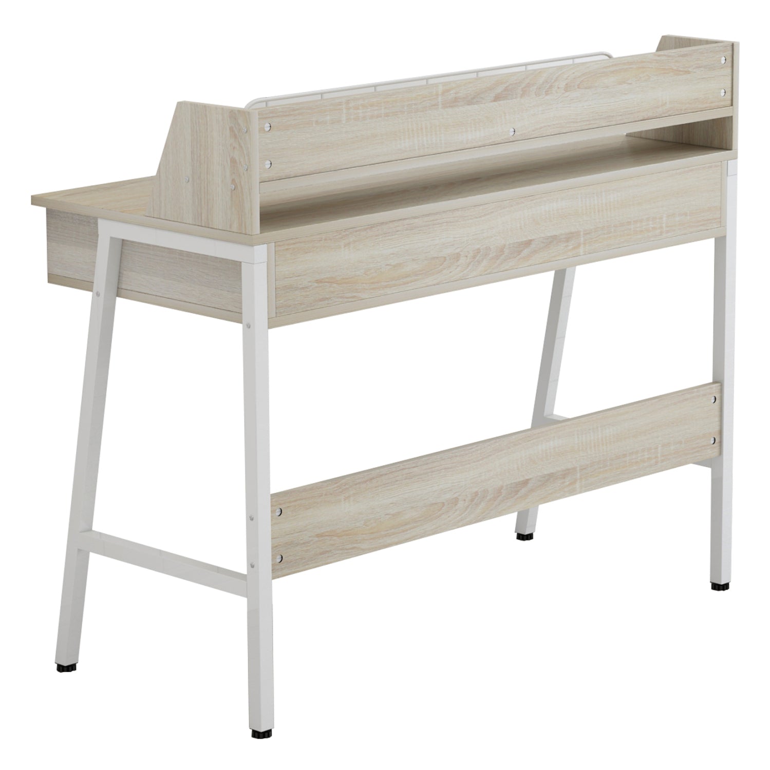 Офис бюро OLIVIER сонома-бял цвят 104x48x89см