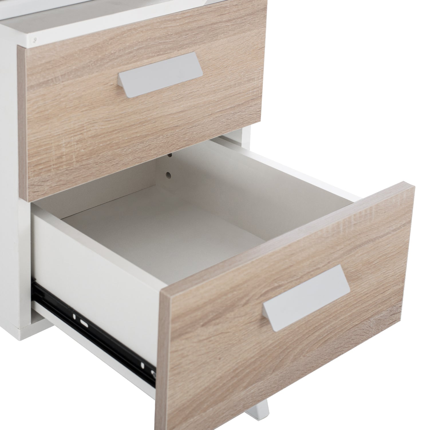 Офис бюро VITINO сонома-бял цвят 120X60X76см