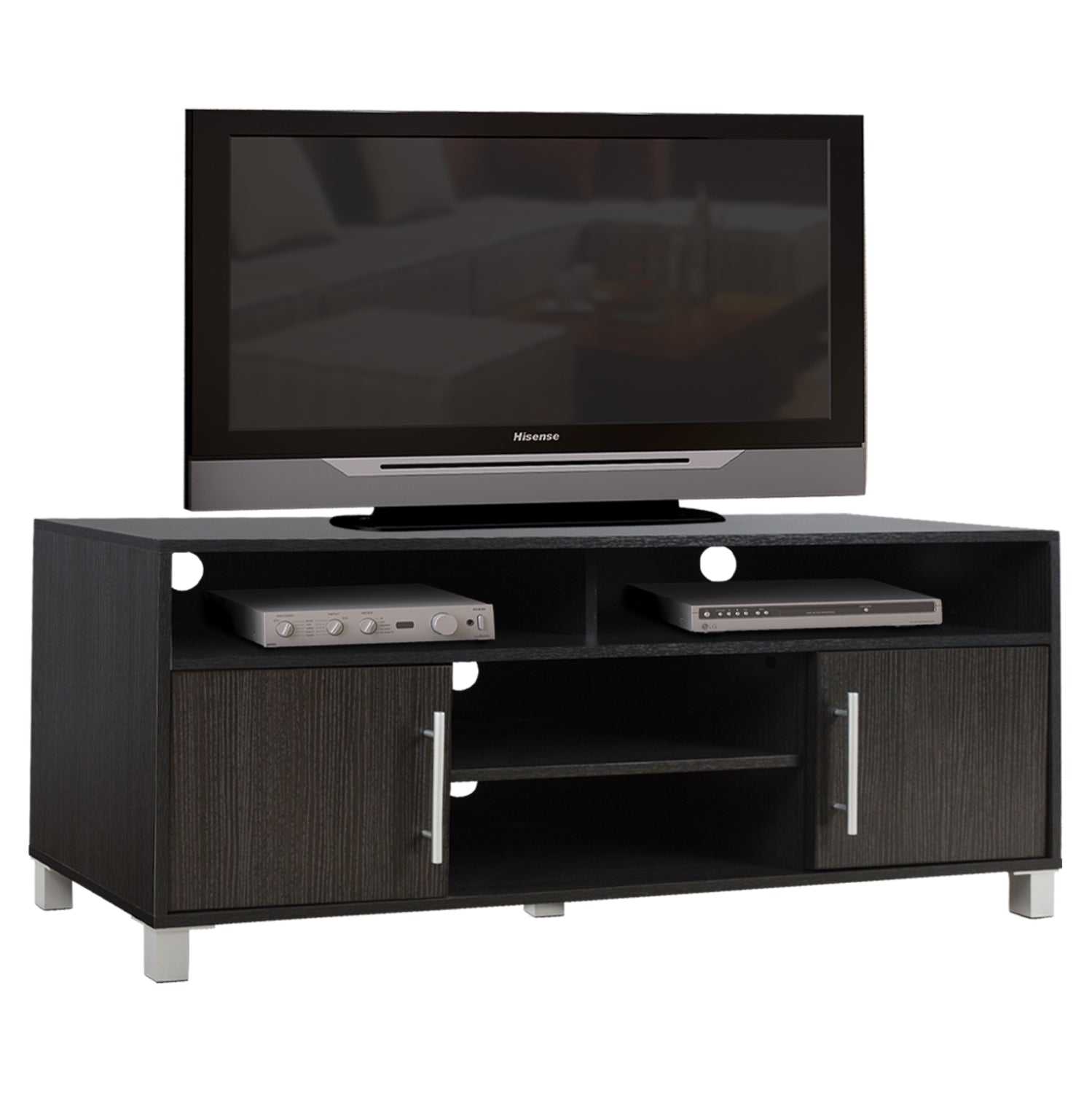 Тв шкаф DANNA цвят зебрано 120x40x54см