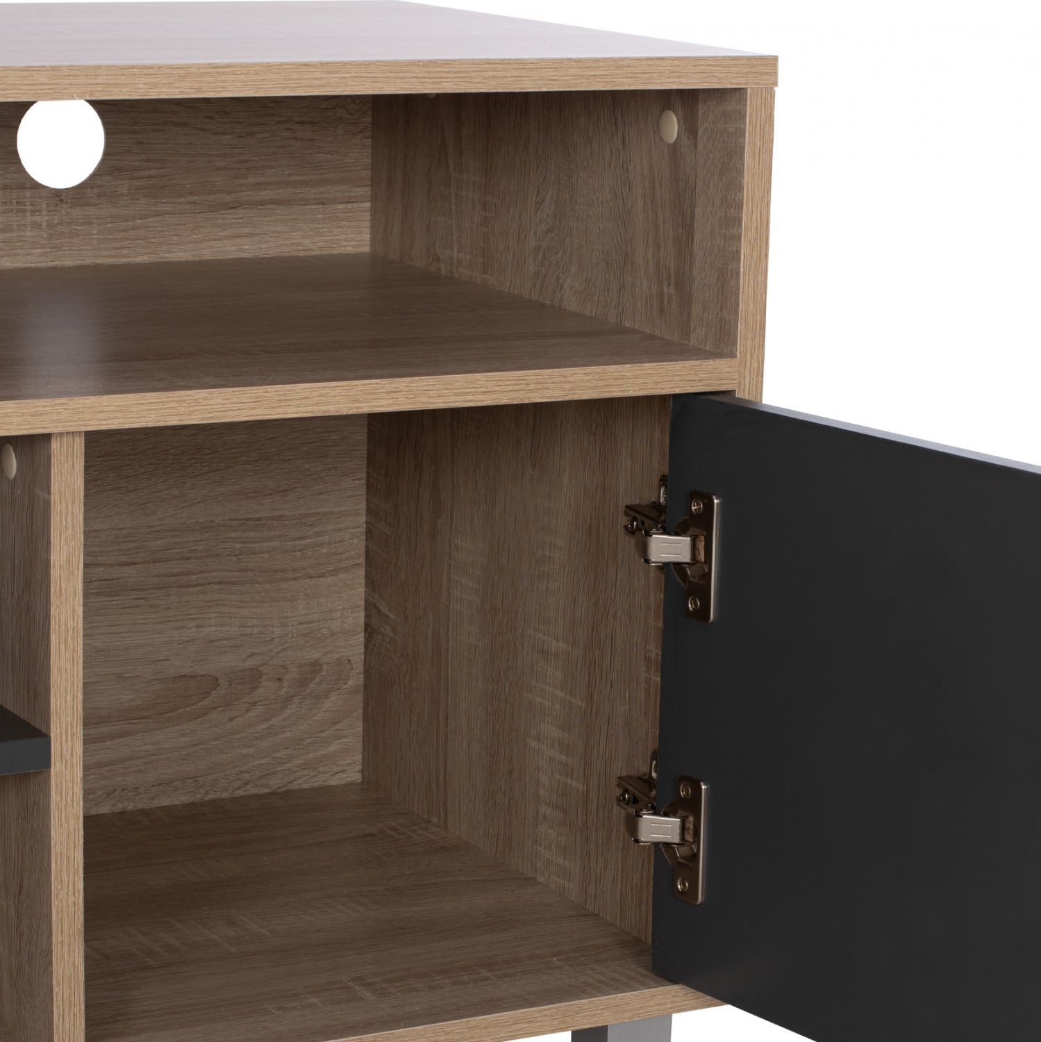 Тв шкаф DANNA 120x40x55 меламин-сонама-сиво