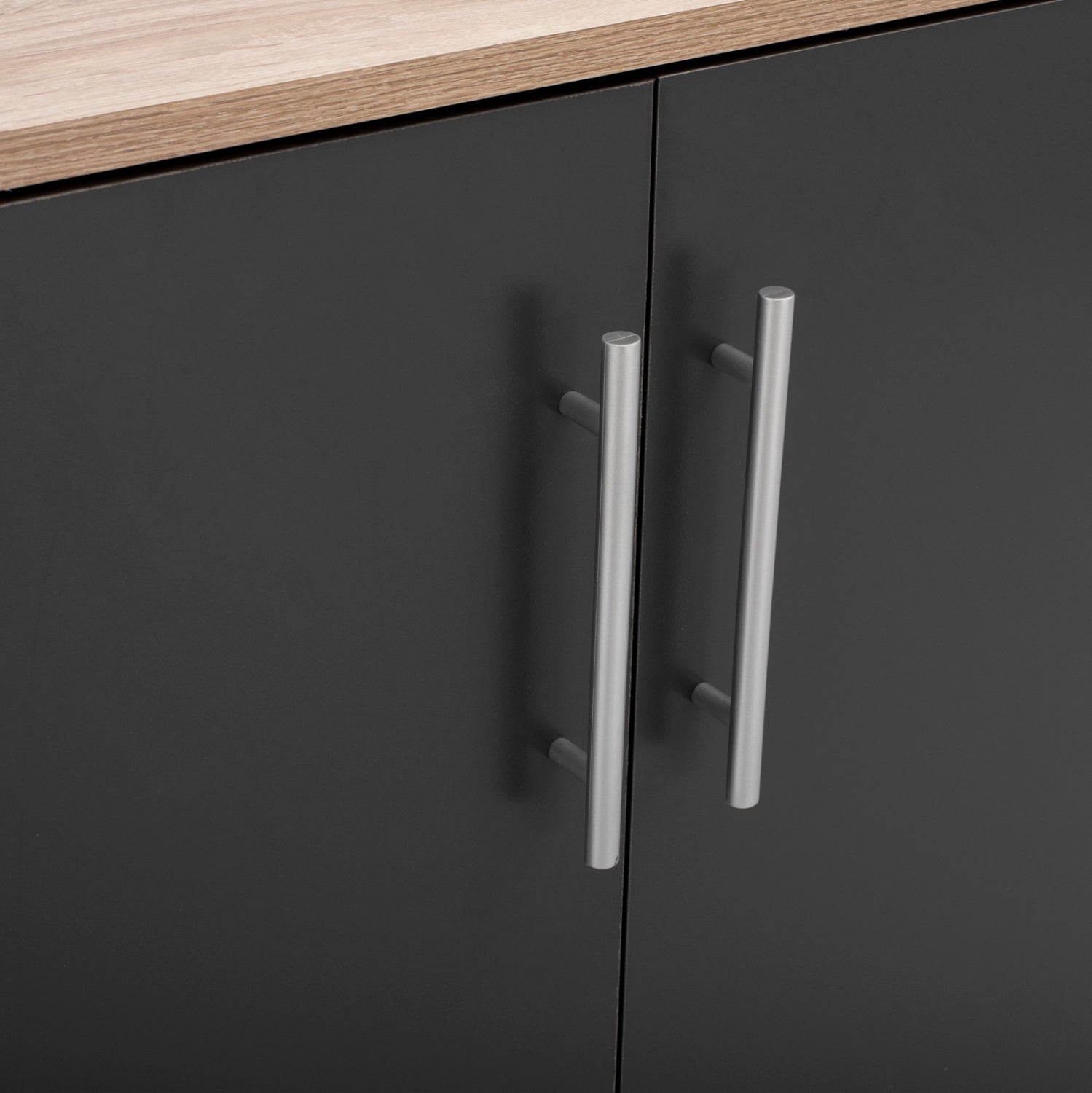 Шкаф за обувки EMERIE цвят натурал-сив 60X40,5X80