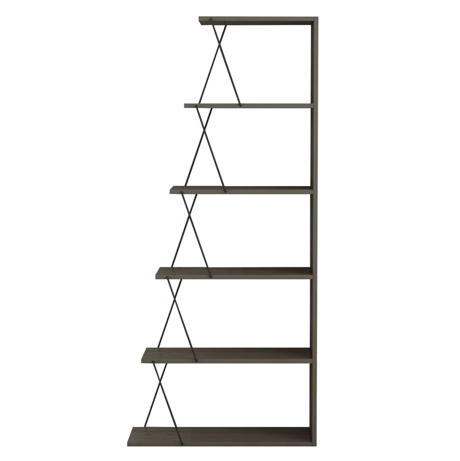 Библиотека тарс 65х146 -маслено сив цвят