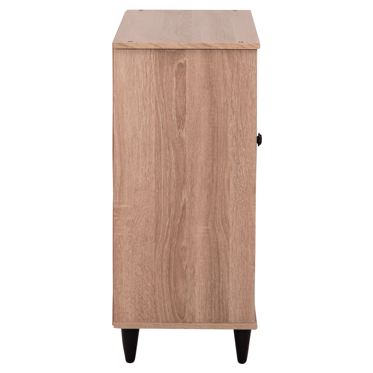 Шкаф за обувки MCKENNA цвят сонама-черен 77x30x69