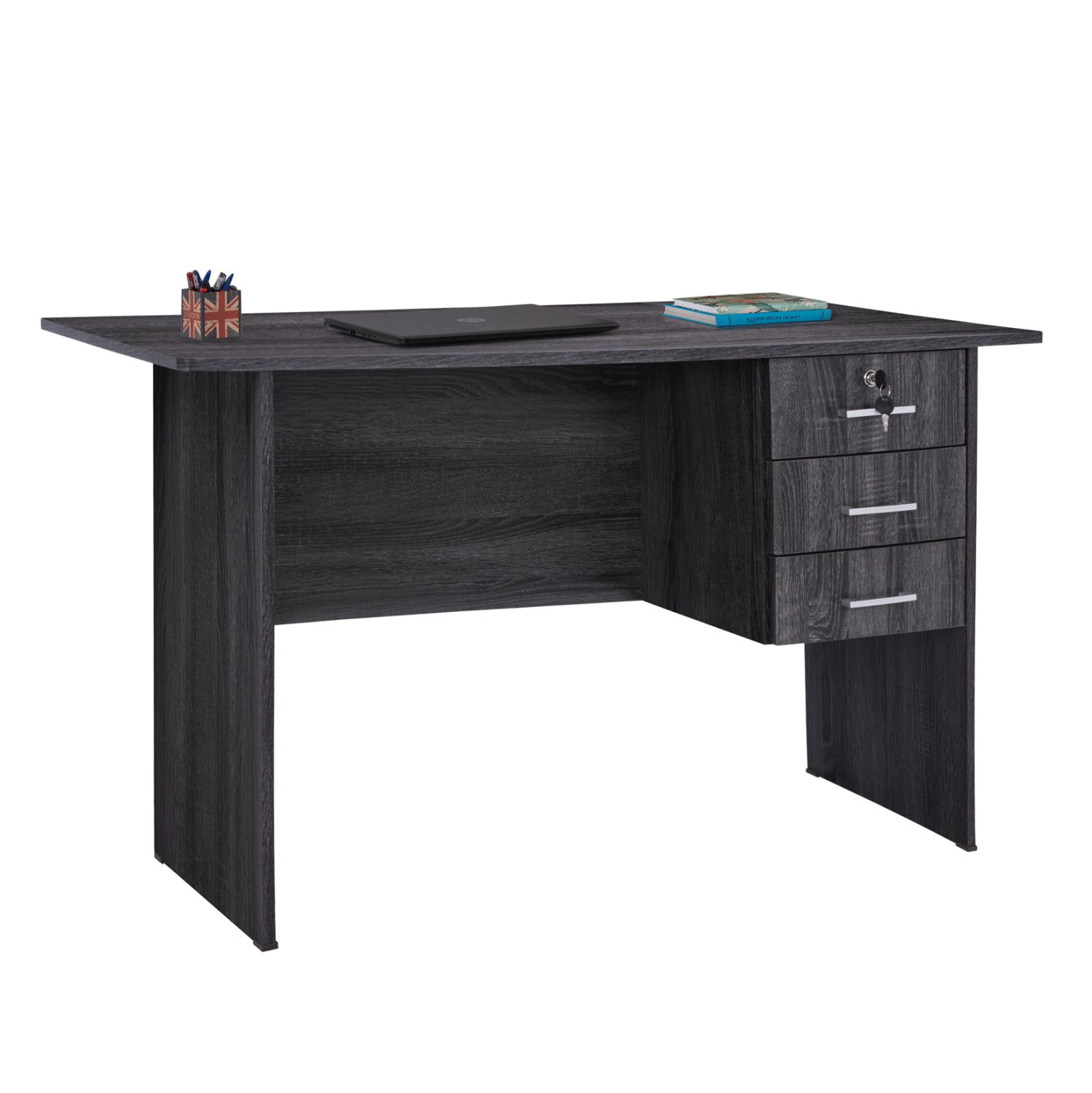 Офис бюро HAYDEN антрацит цвят 120x60x75см