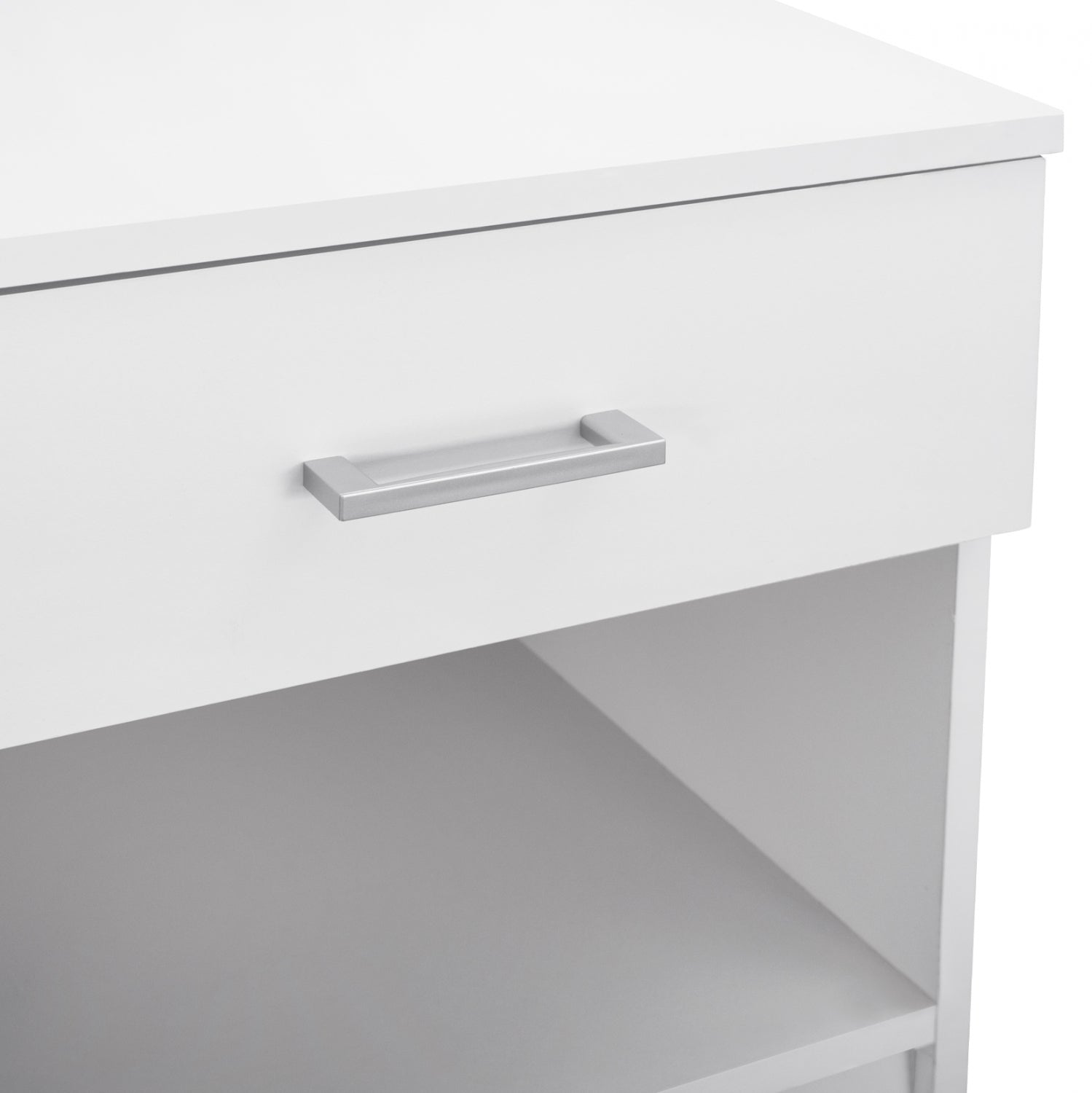 Нощно шкафче LANEY бял цвят 45x35,5x47см