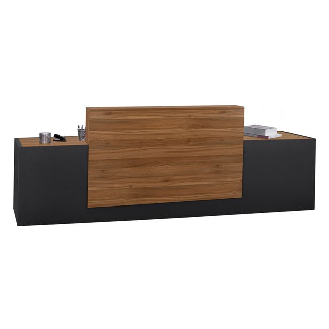 Двойна рецепция SUPREME цвят меден дъб 328X63X108см