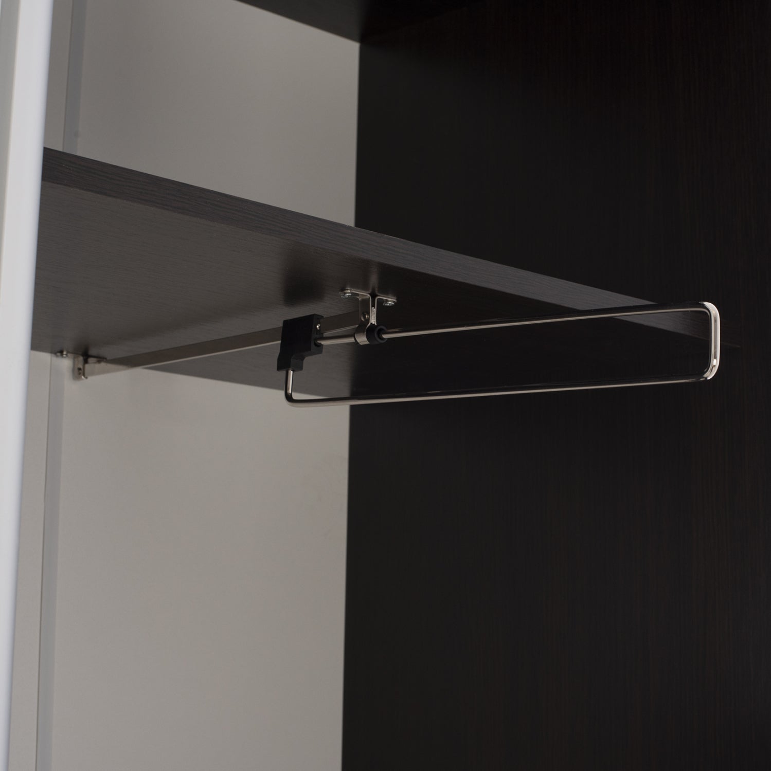 Входно обзавеждане DULCE с плъзгащ се гардероб и огледало, цвят венге, 118x45x210 см