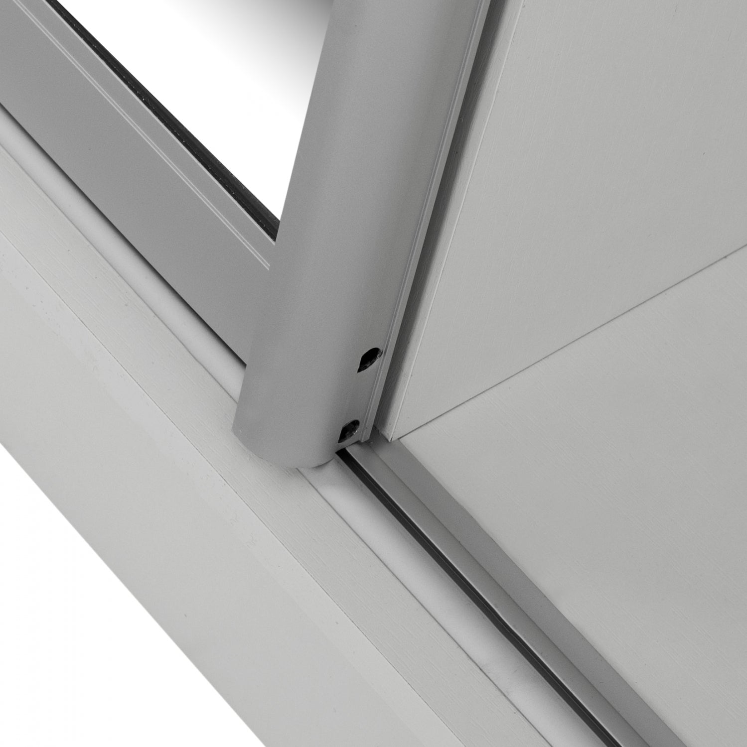 Входно антре с плъзгащ се гардероб и огледало DULCE бял цвят 118x45x210см