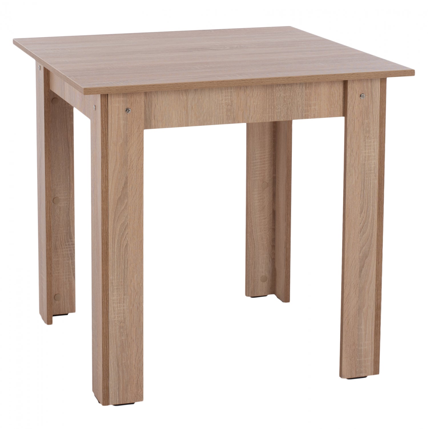 Трапезна маса Kelvin 80x80x77см, дъб сонома